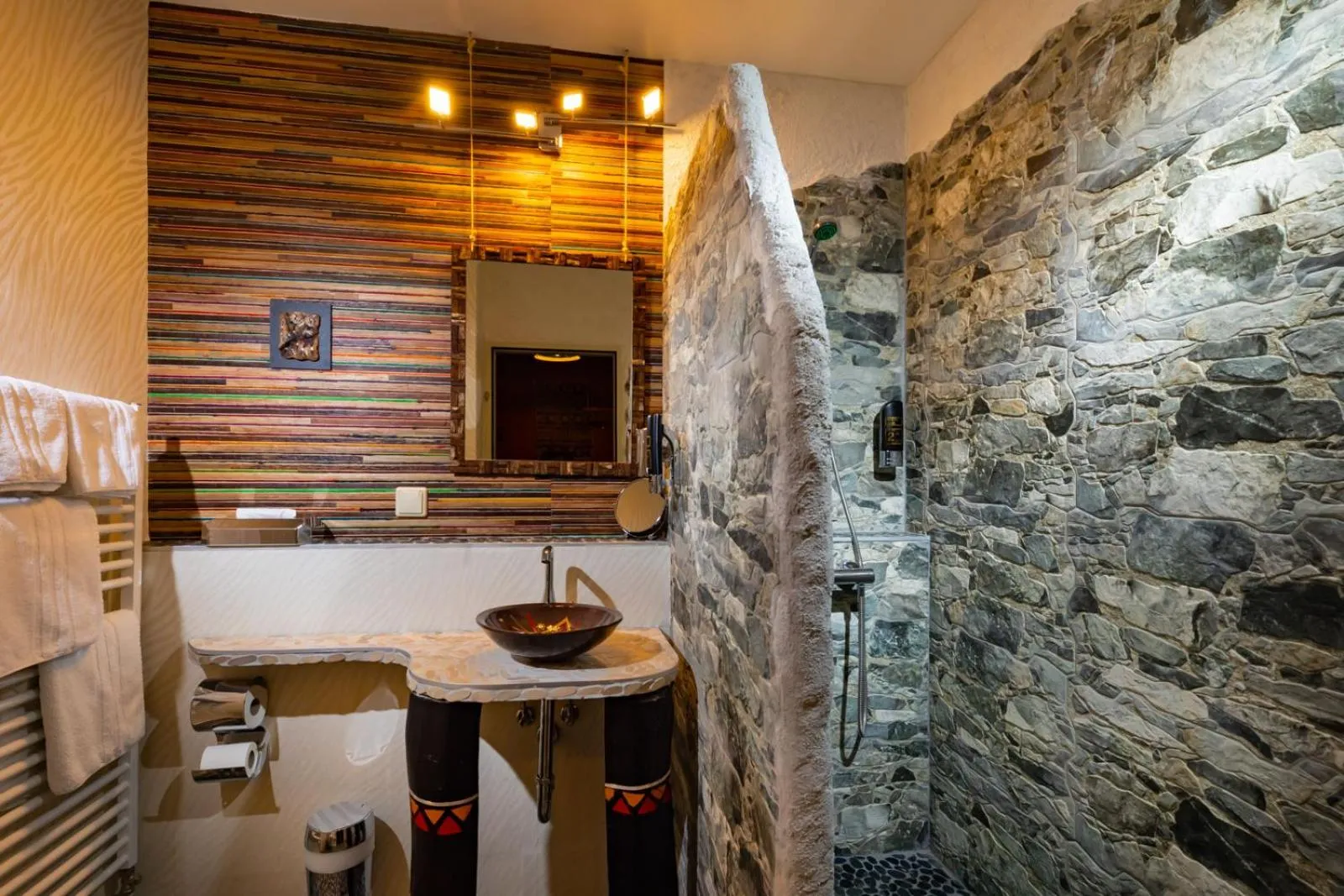 Bathroom in Hotel Freizeittempel