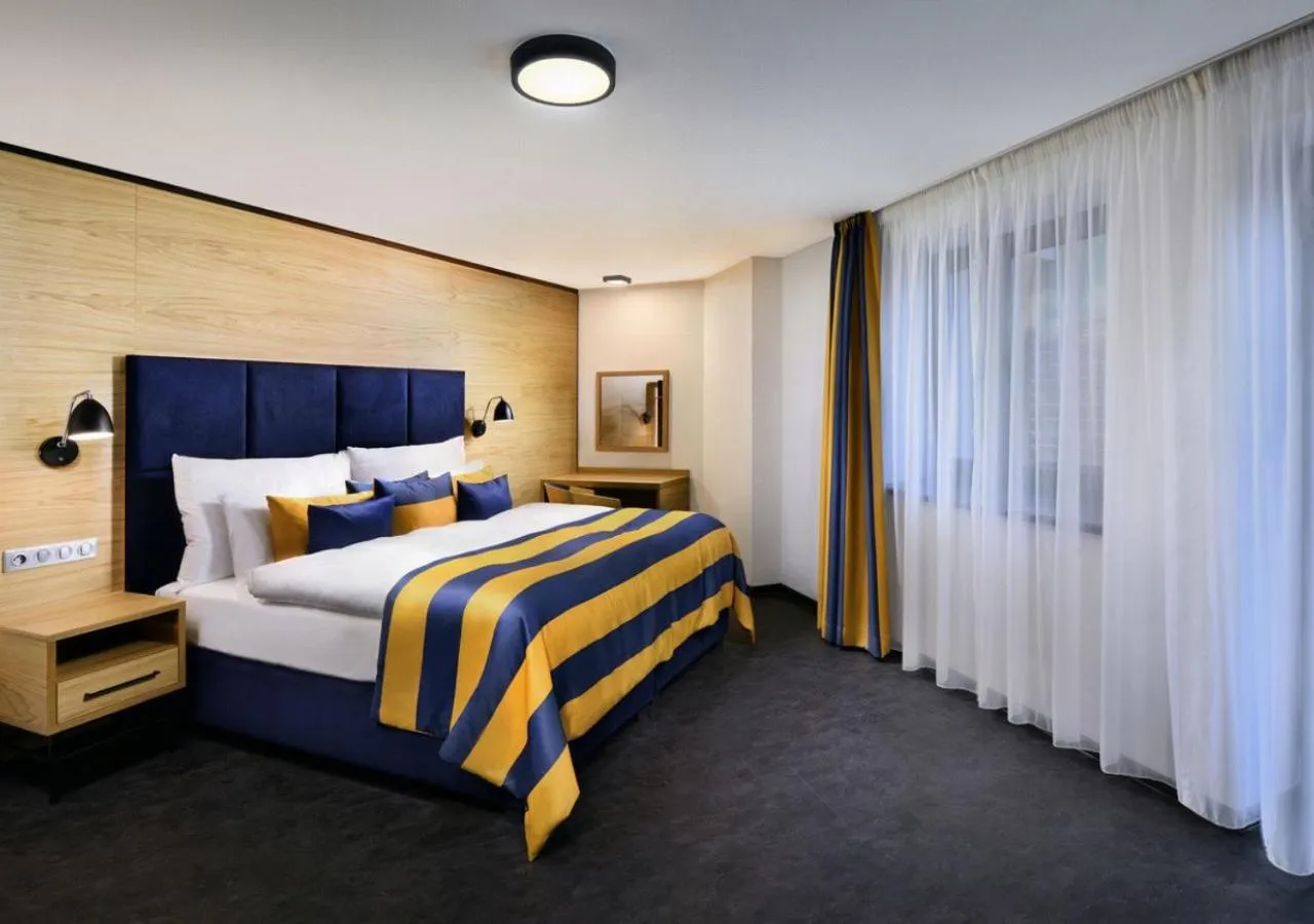 Bedroom, Bed in Hotel Galeria Thermal Bešeňová