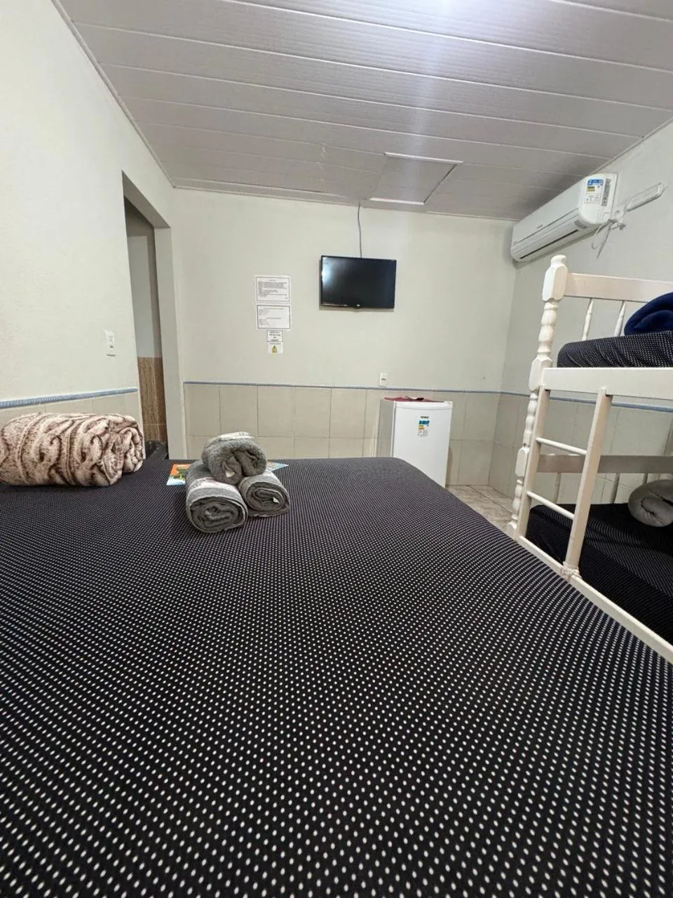 Bed in Pousada Tio Tonho