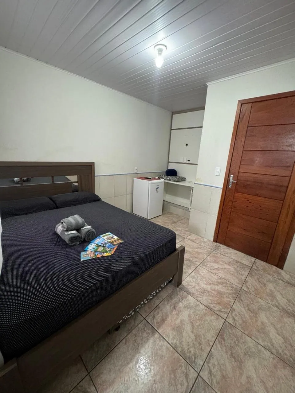 Bed in Pousada Tio Tonho