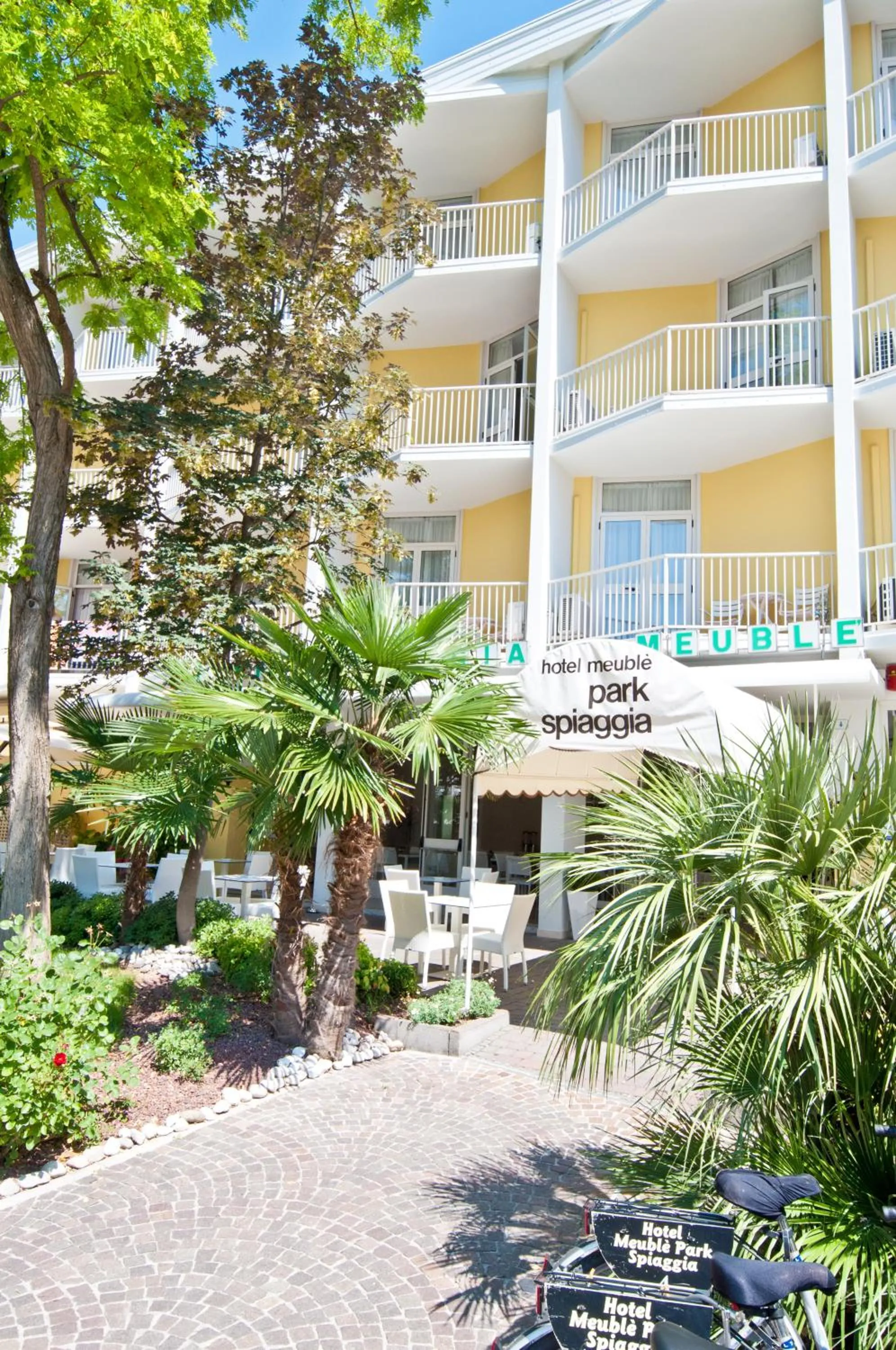 Patio in Hotel Park Spiaggia
