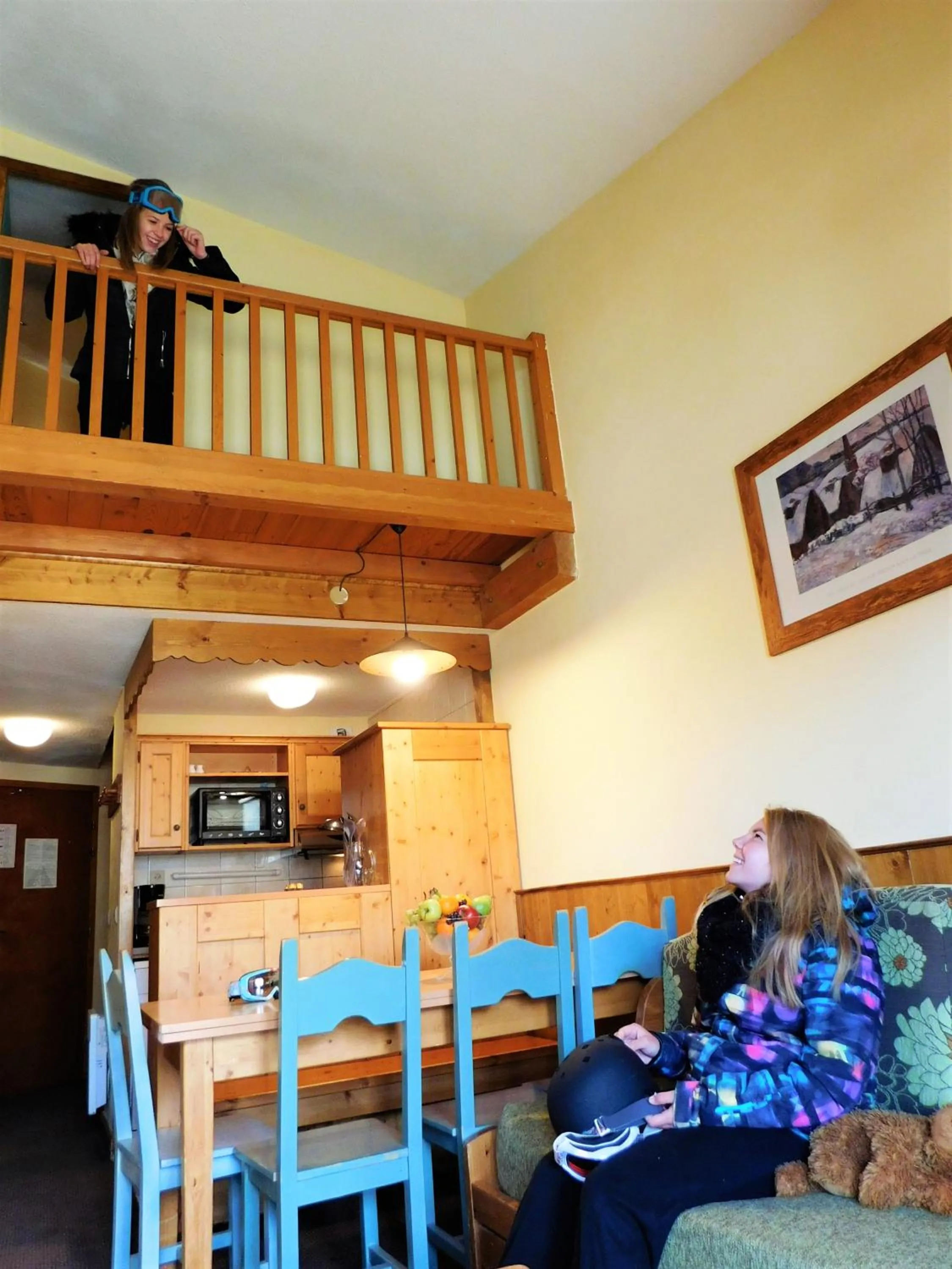 Living room in Le Cheval Blanc - Village Montana