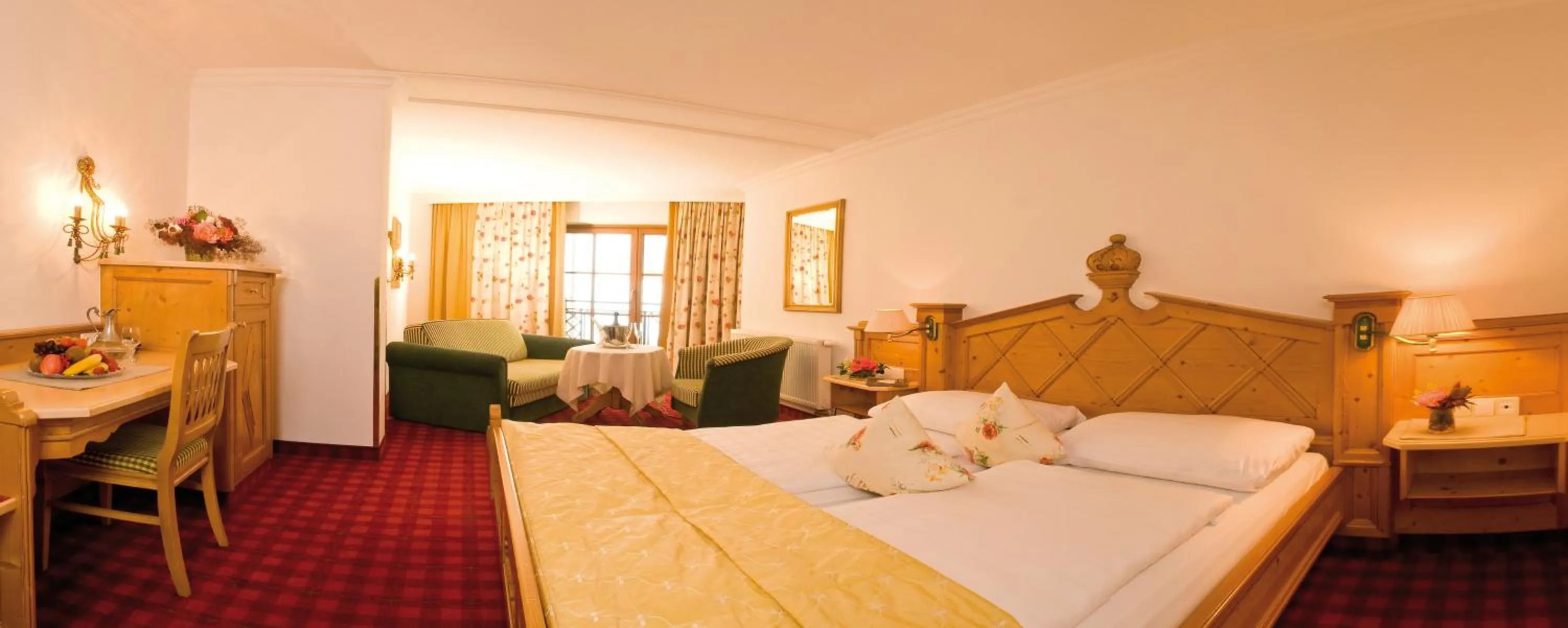 Photo of the whole room, Bed in Luxury All Inclusive Resort Schwarzbrunn - 4 Stars Superior