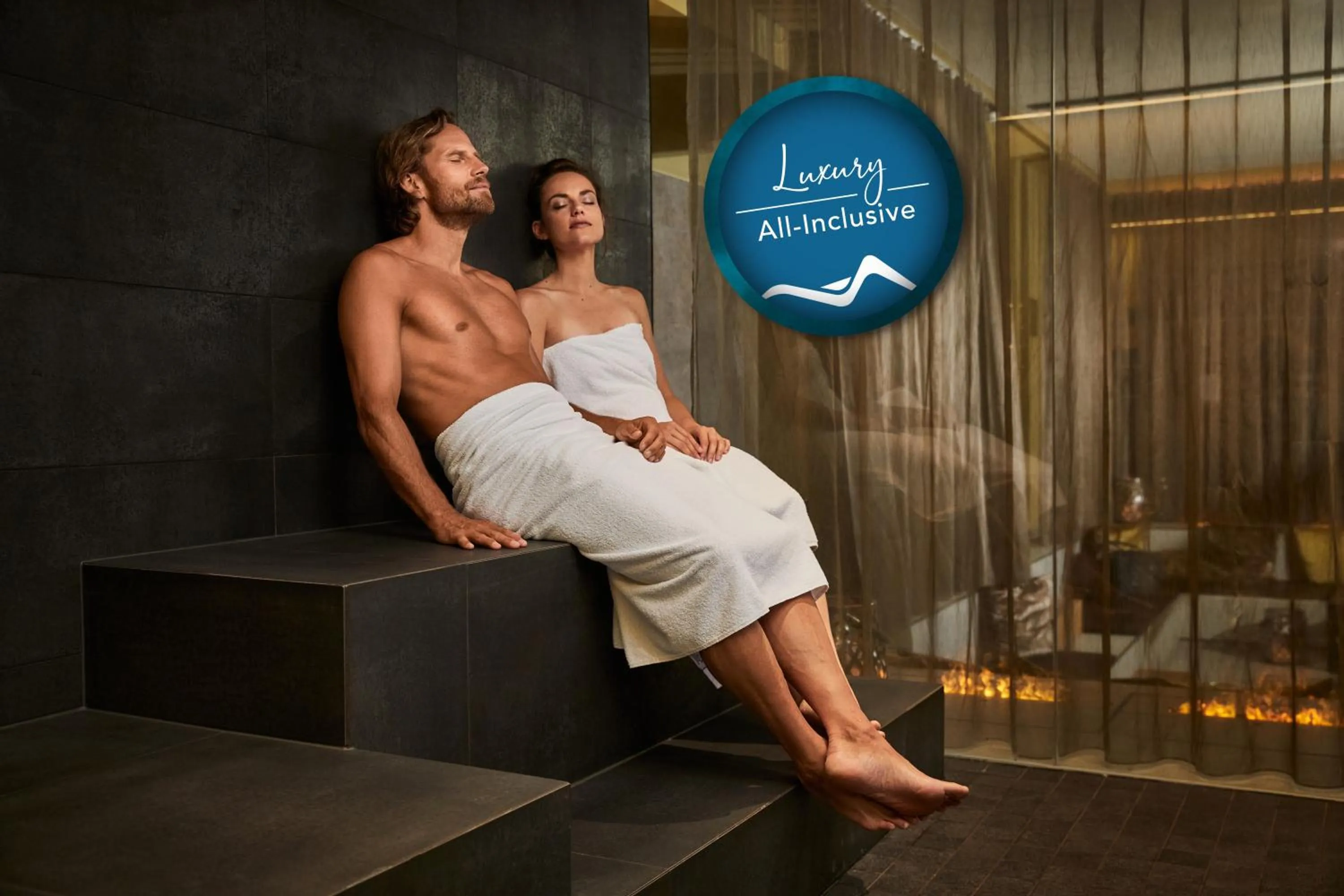 Sauna in Luxury All Inclusive Resort Schwarzbrunn 4 Sterne Superior
