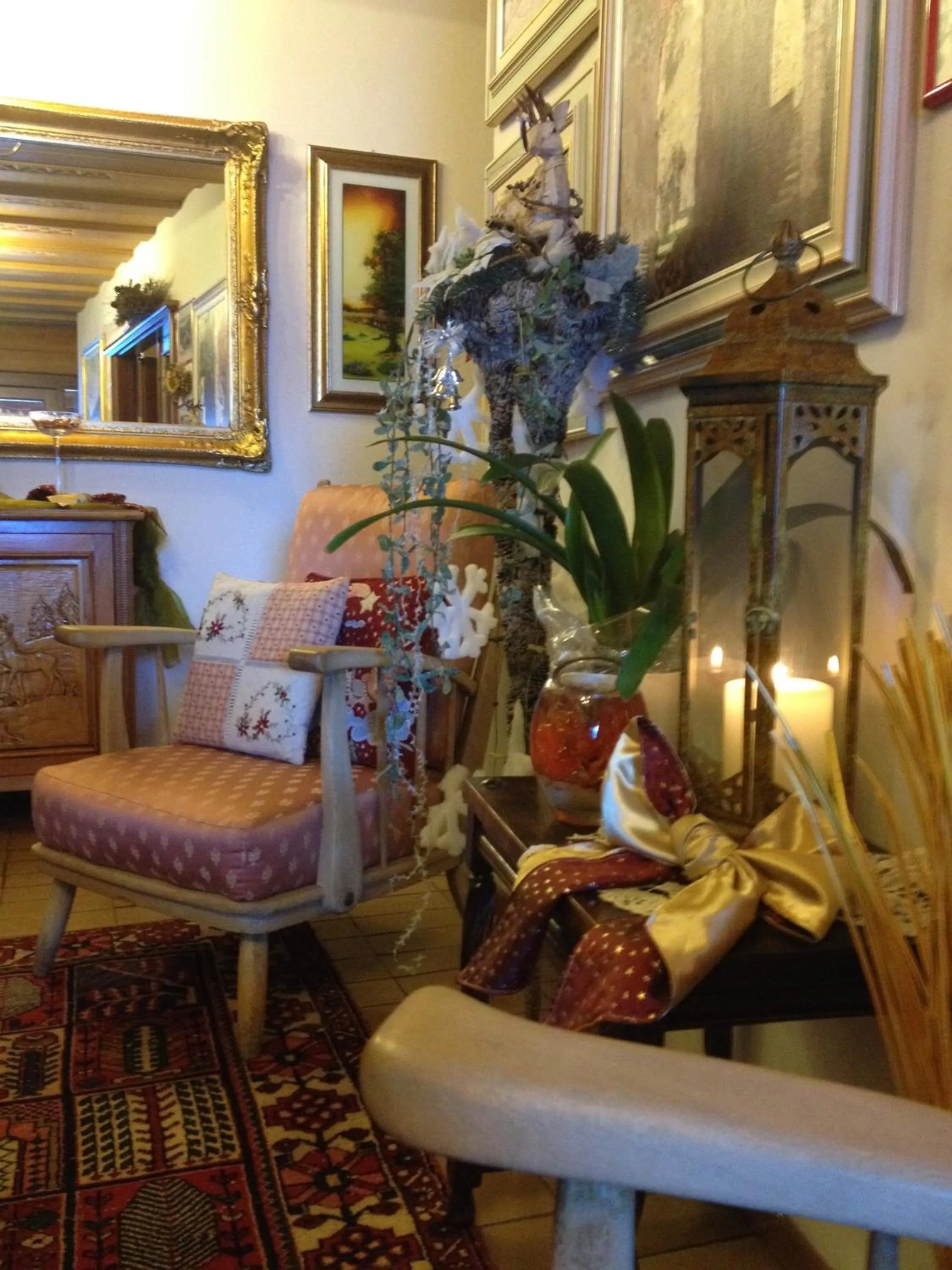 Lobby or reception in Hotel Garni St. Hubertus