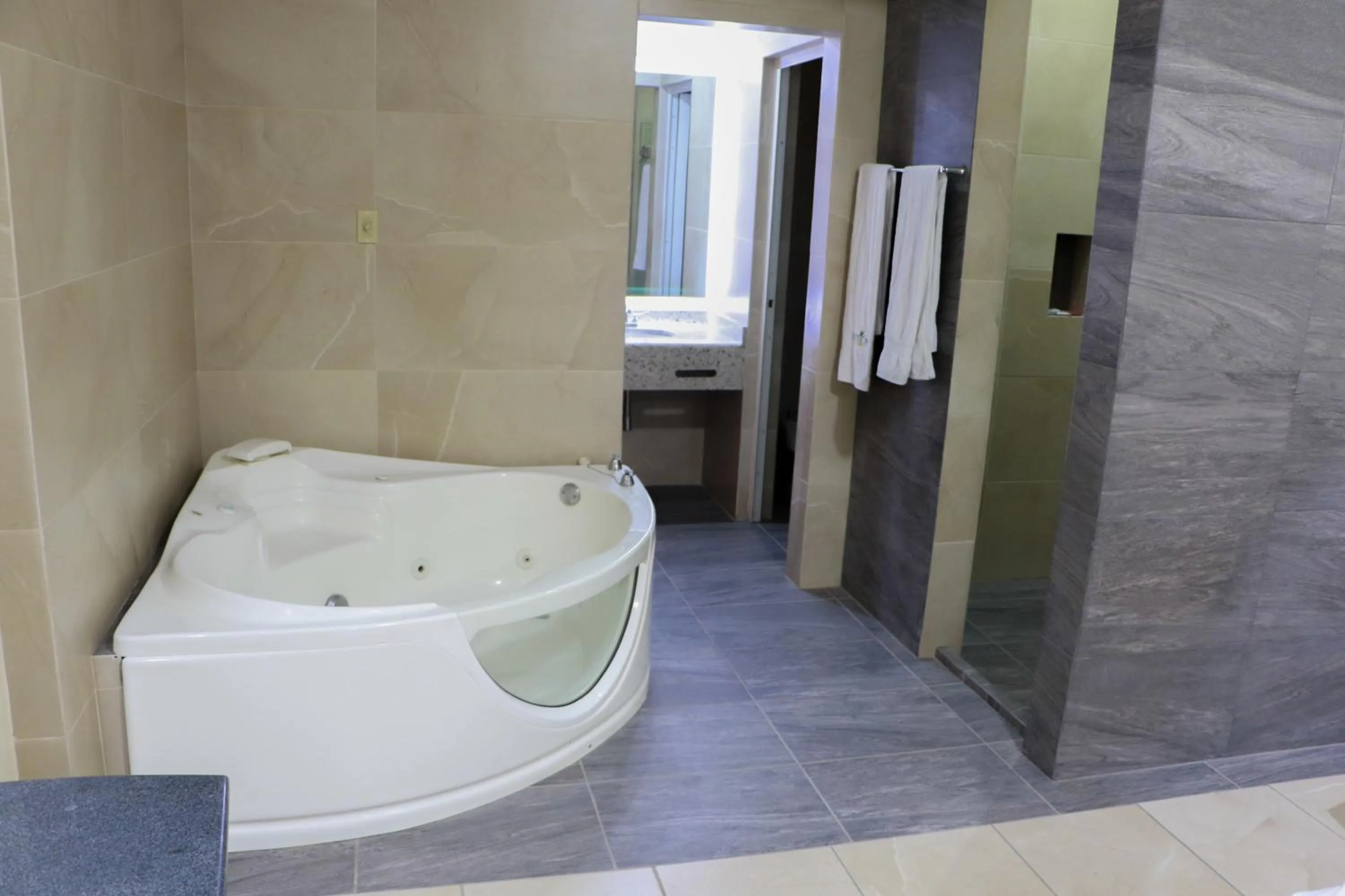 Shower in Autohotel Ilussion