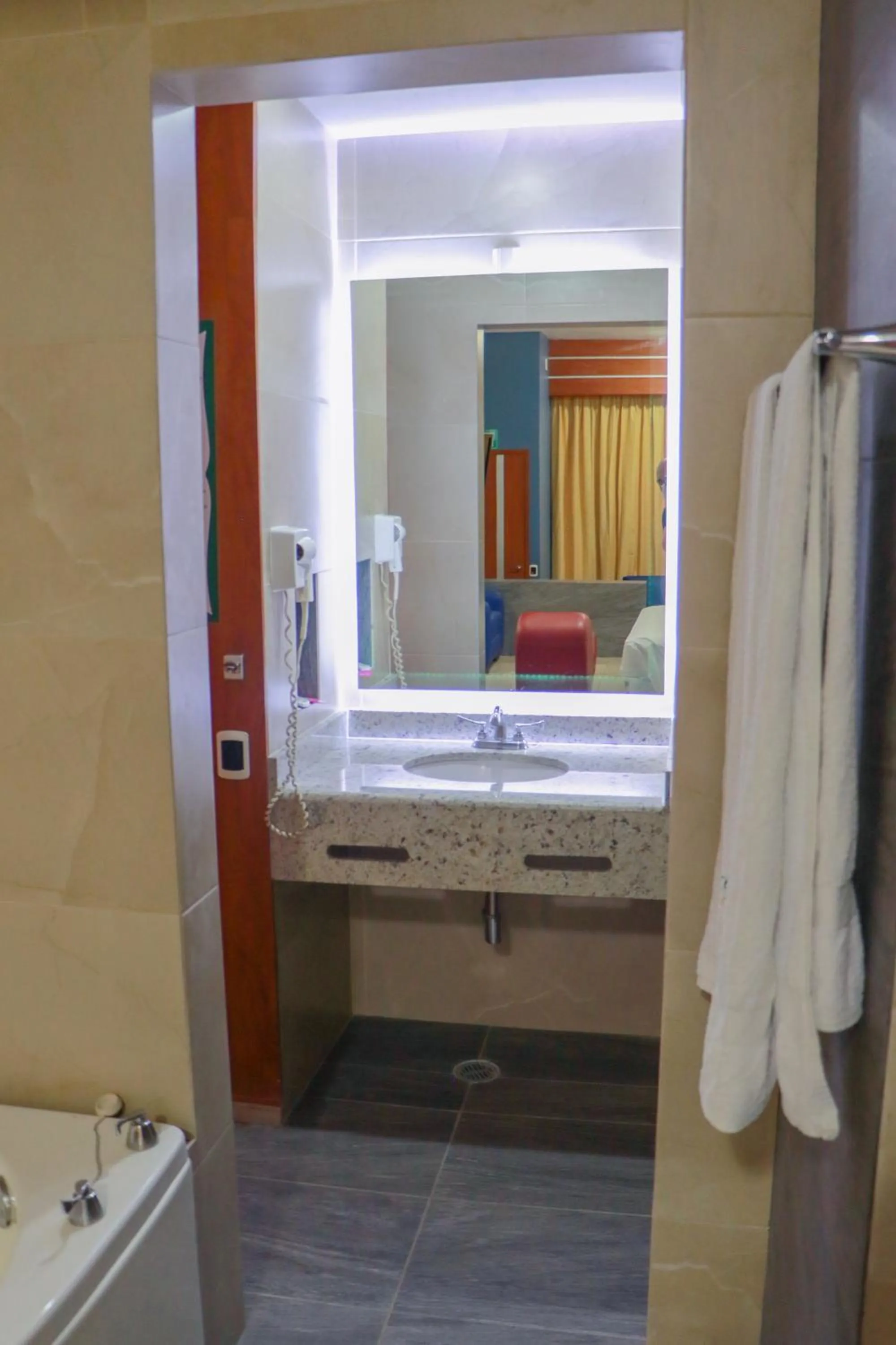 Bathroom in Autohotel Ilussion