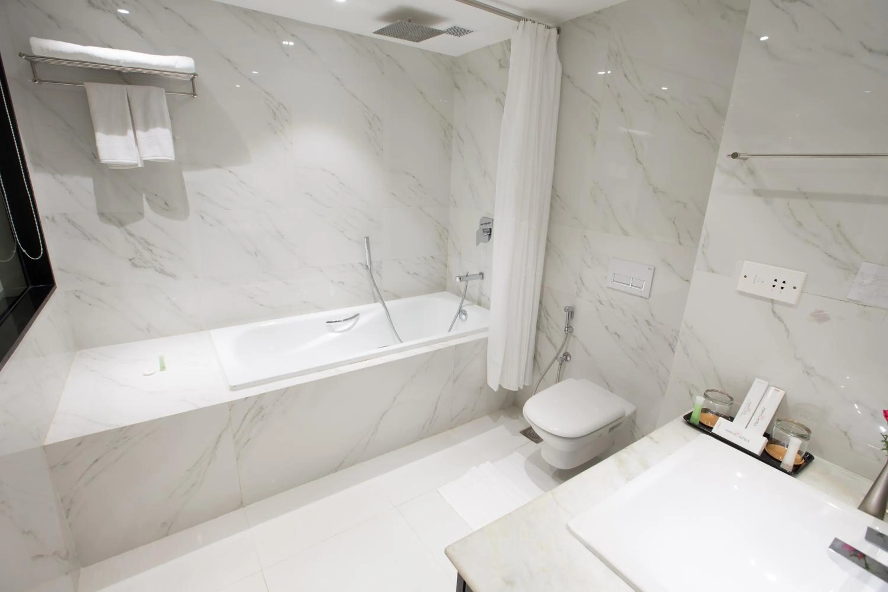 Shower in Hash Six Hotels