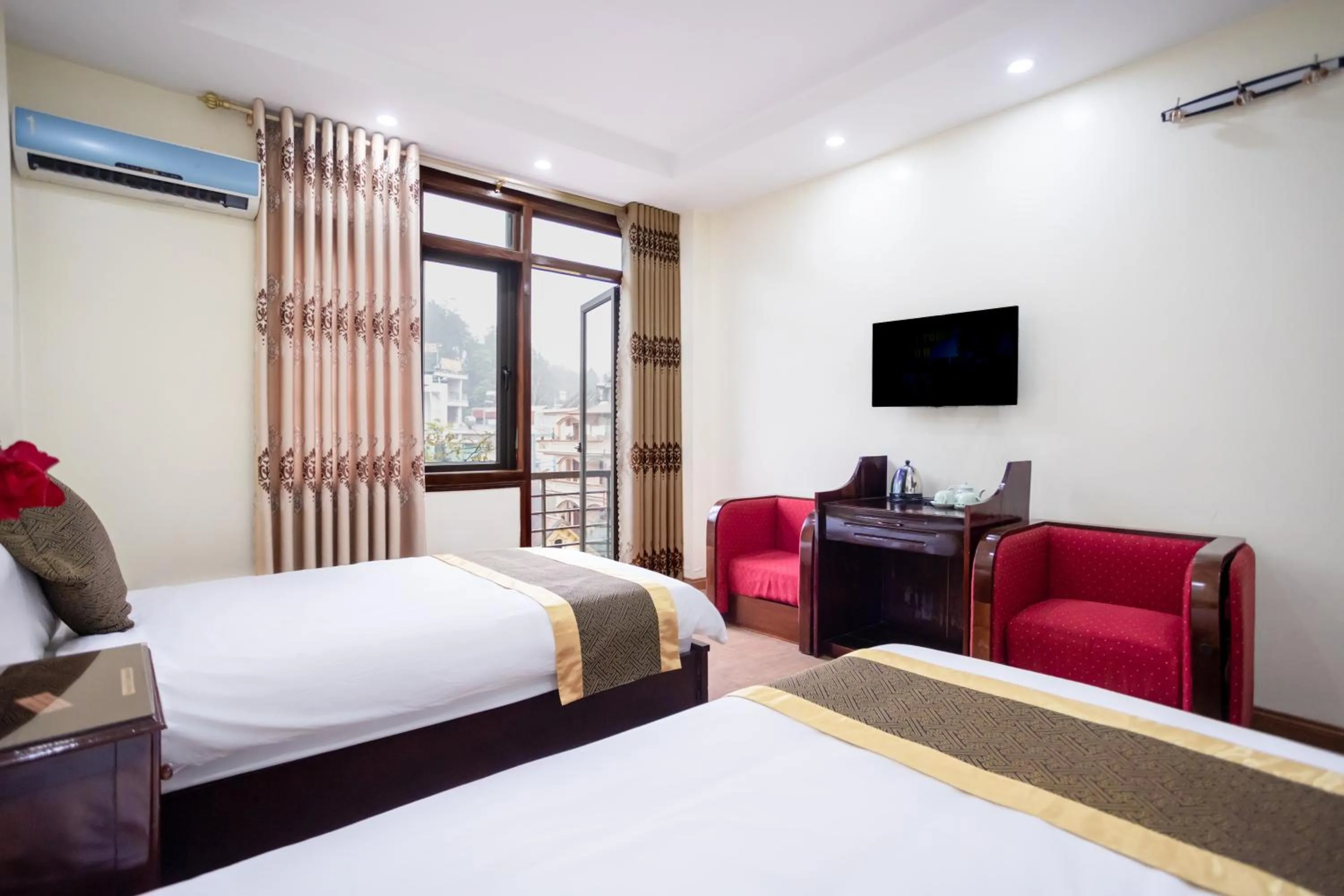 Twin Room in Sao Mai Bac Ha Hotel