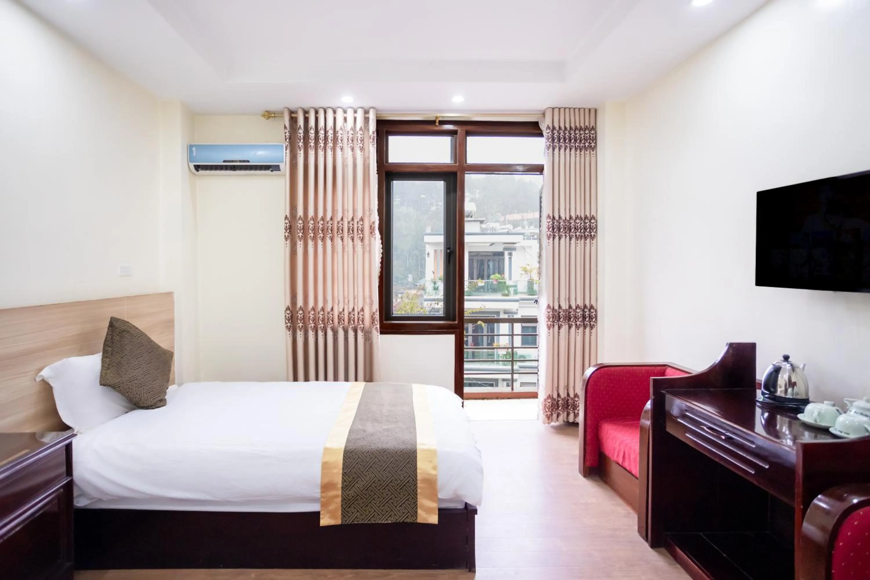 Bedroom, Bed in Sao Mai Bac Ha Hotel