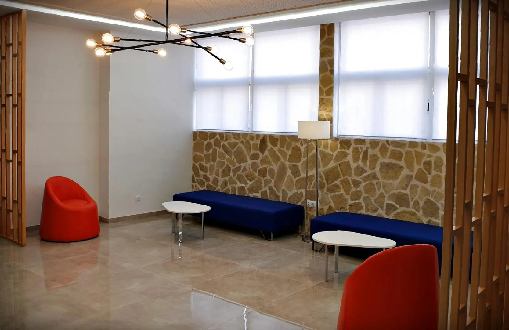 Lobby or reception in Hotel La Rápita