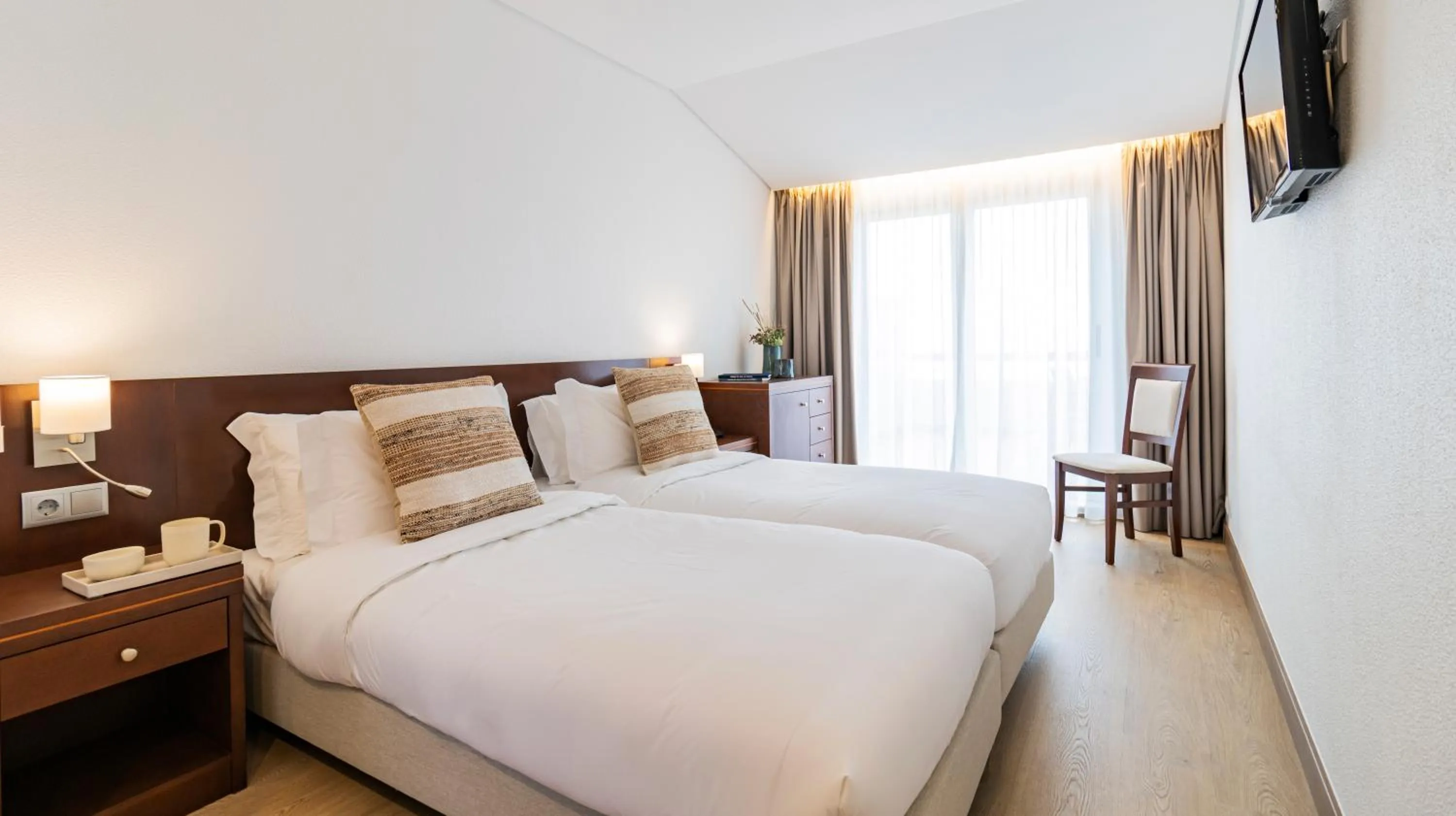 Bed in Albergaria Quim Barreiros