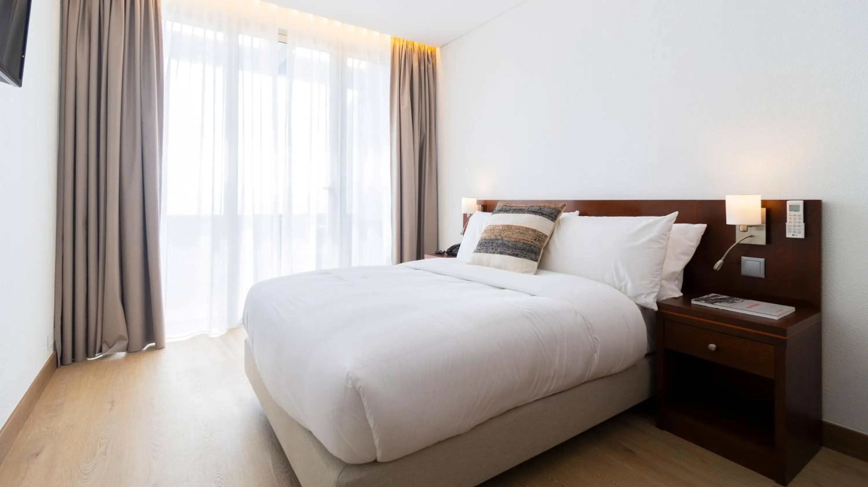 Bed in Albergaria Quim Barreiros