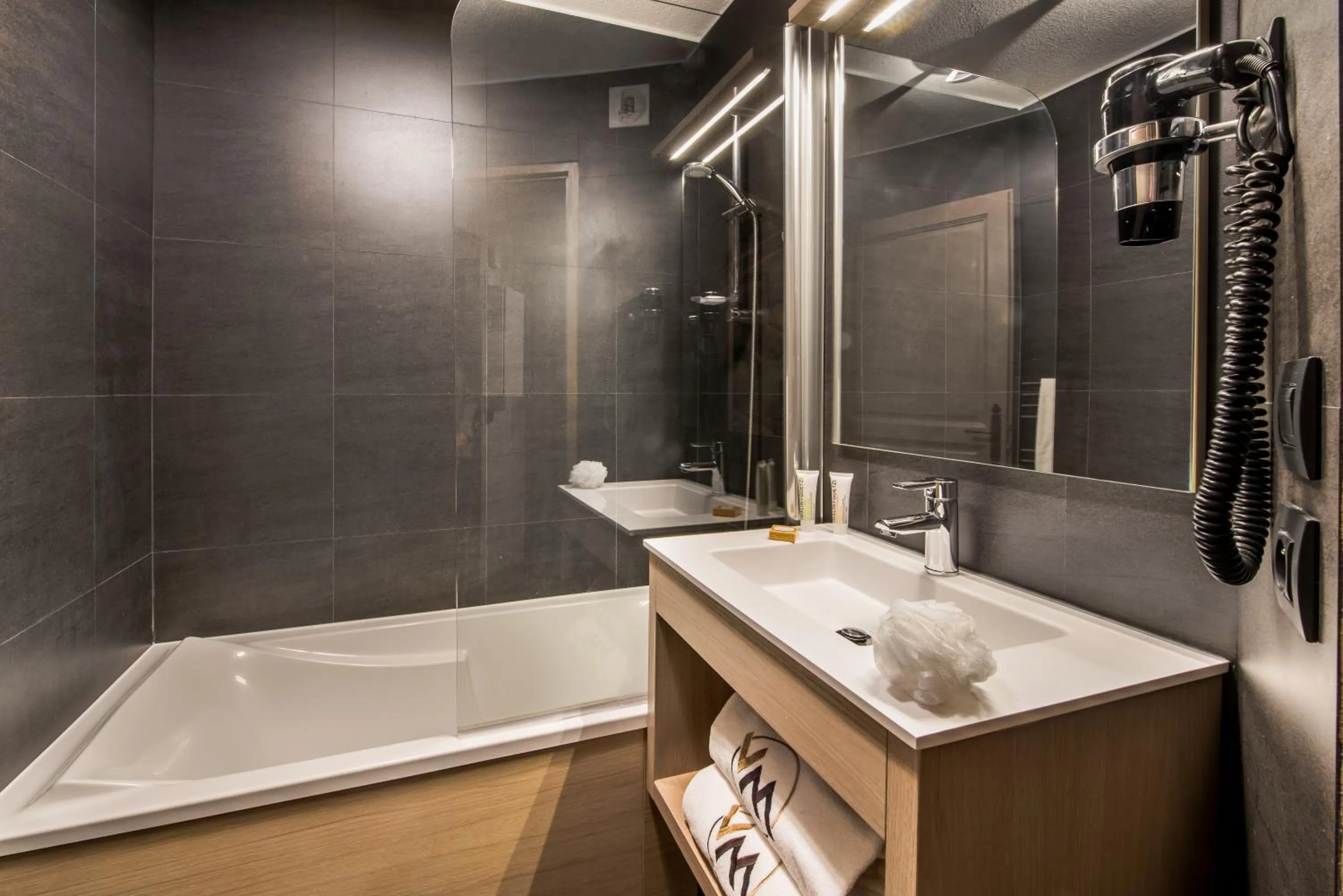 Bathroom in Résidences Village Montana by Village Montana