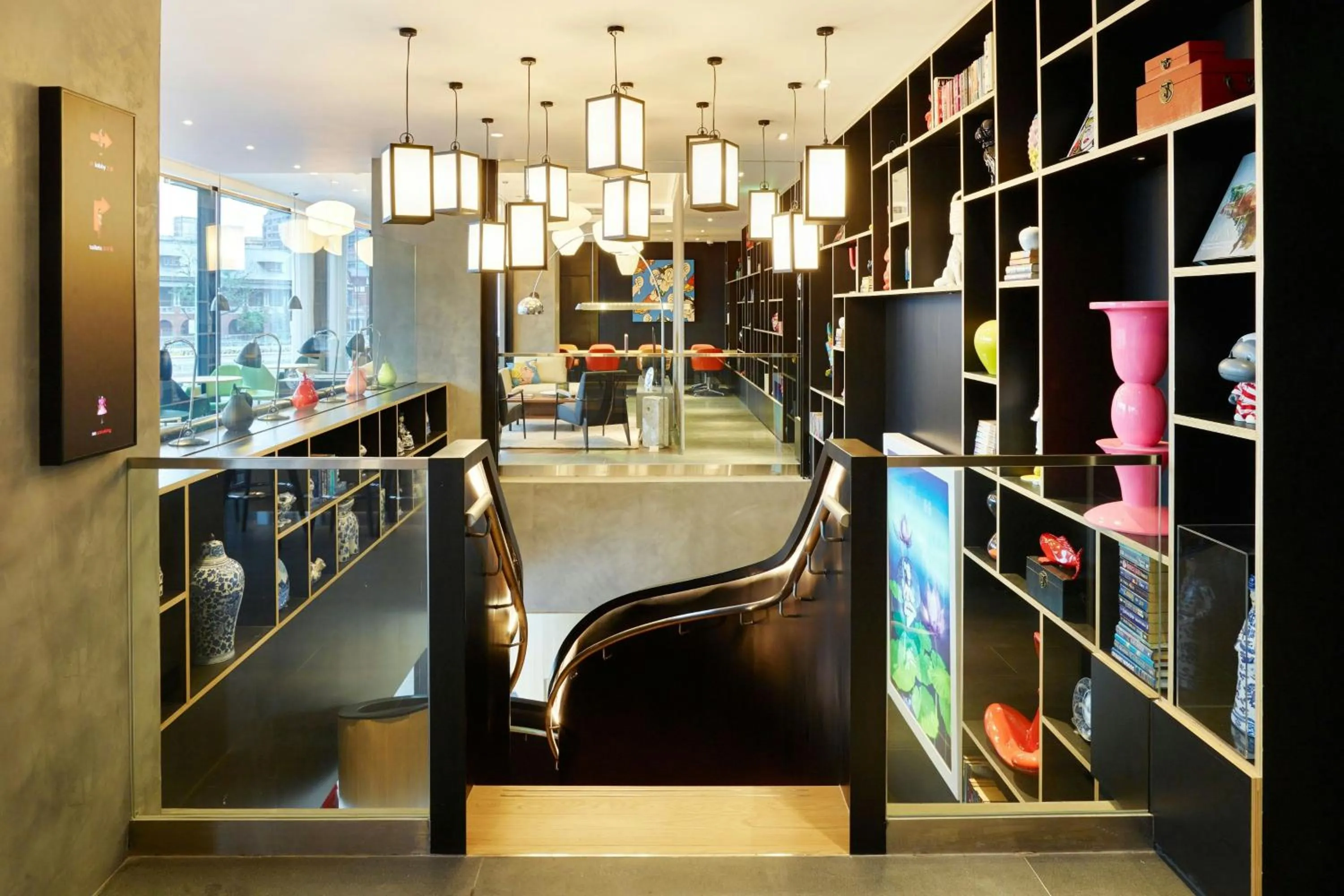 Lobby or reception in citizenM Taipei North Gate