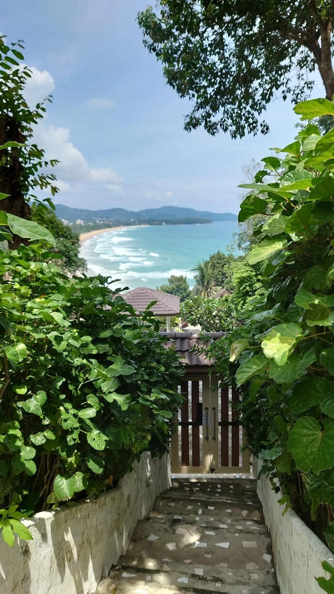 Garden view in On The Hill Karon Resort