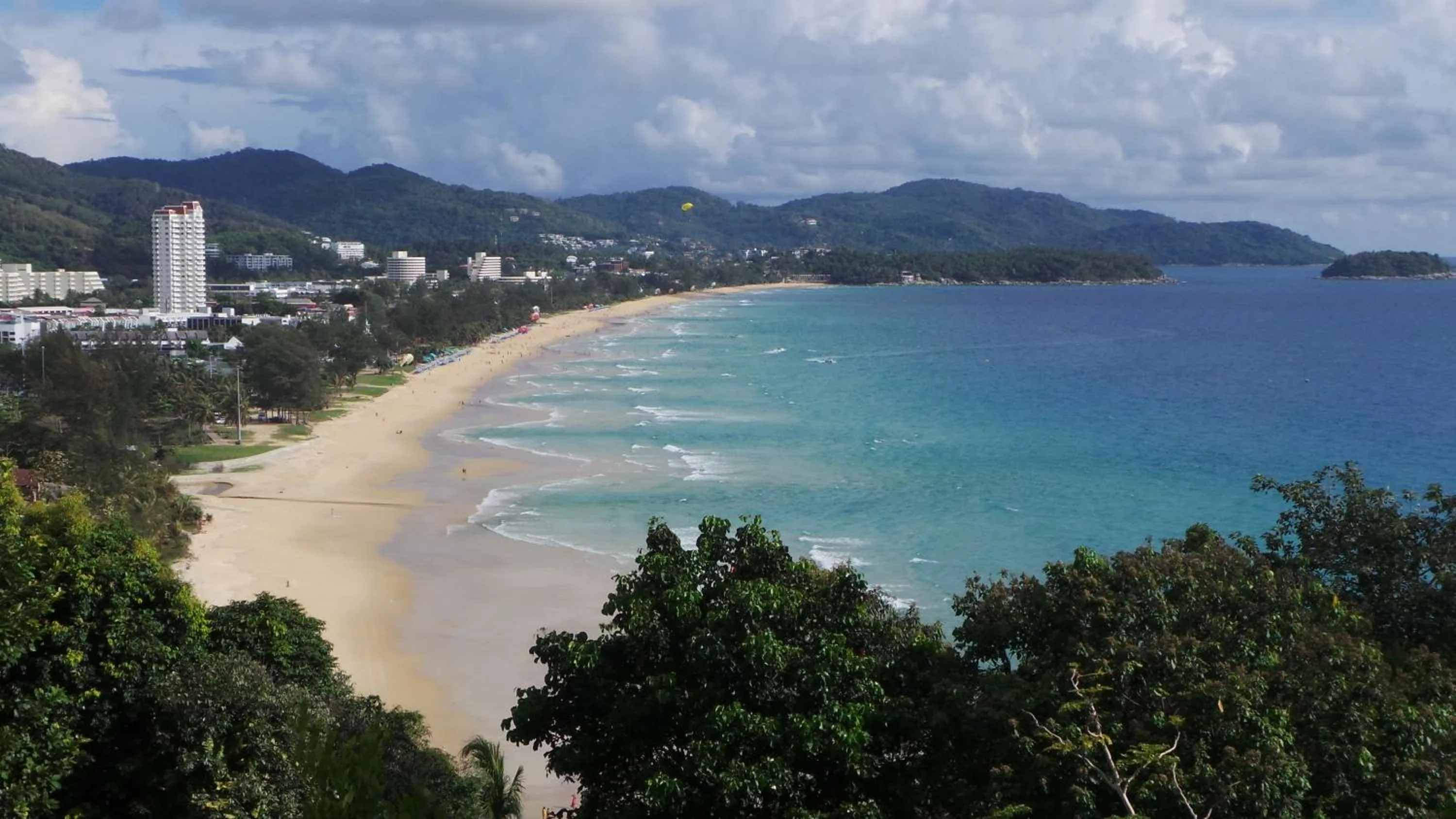 Bird's eye view in On The Hill Karon Resort