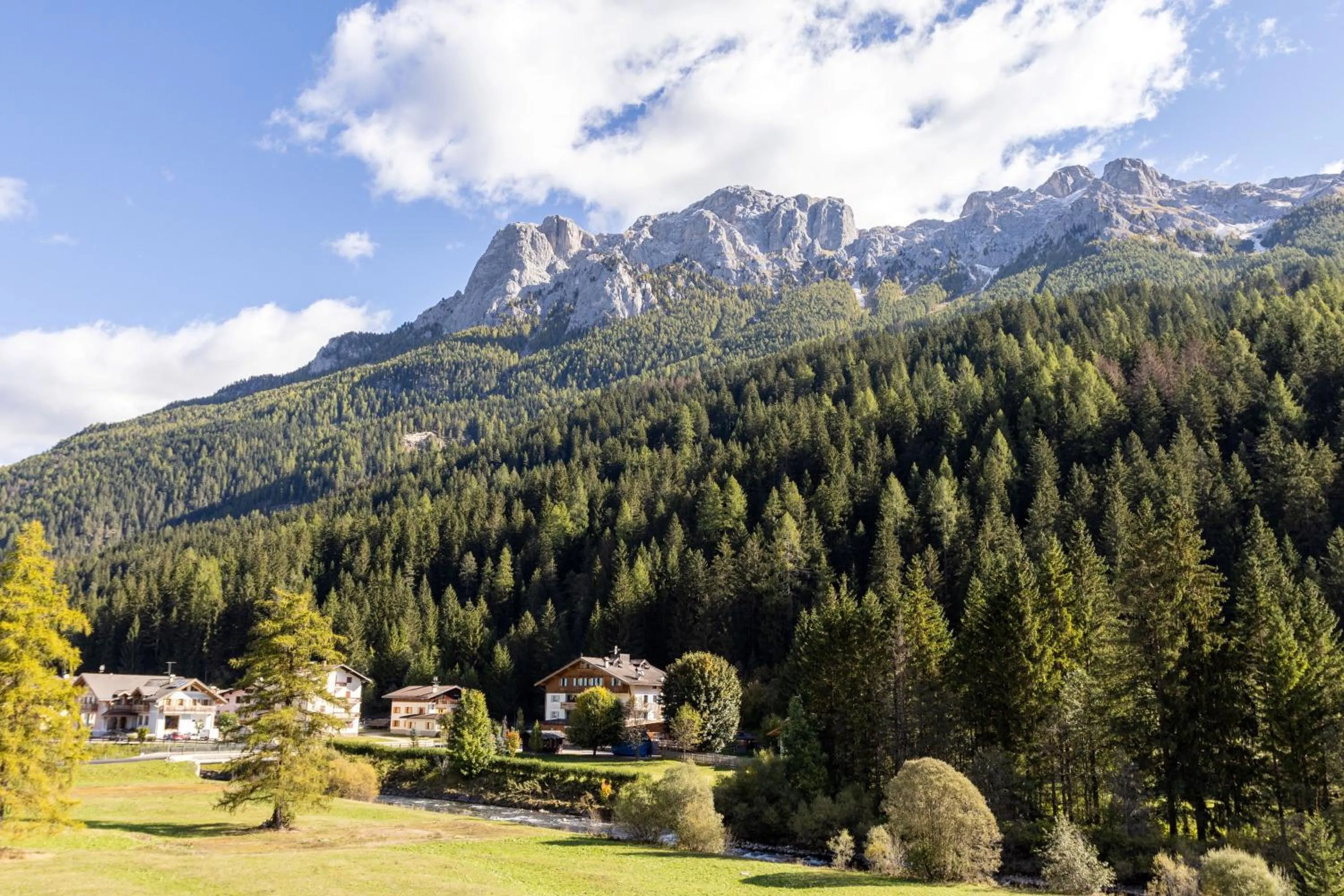 Natural landscape in Wellness Hotel Dolomia