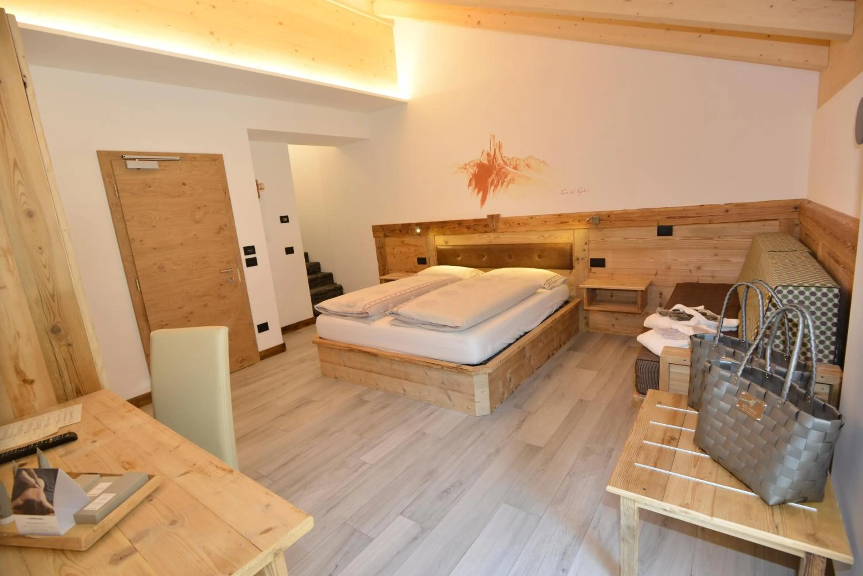 Bedroom, Bed in Wellness Hotel Dolomia