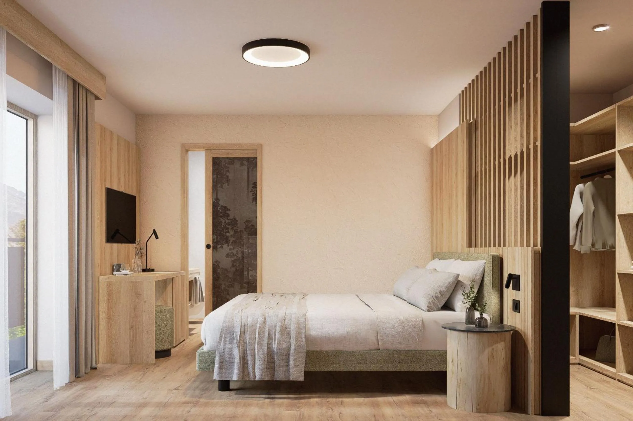 Bed in Wellness Hotel Dolomia