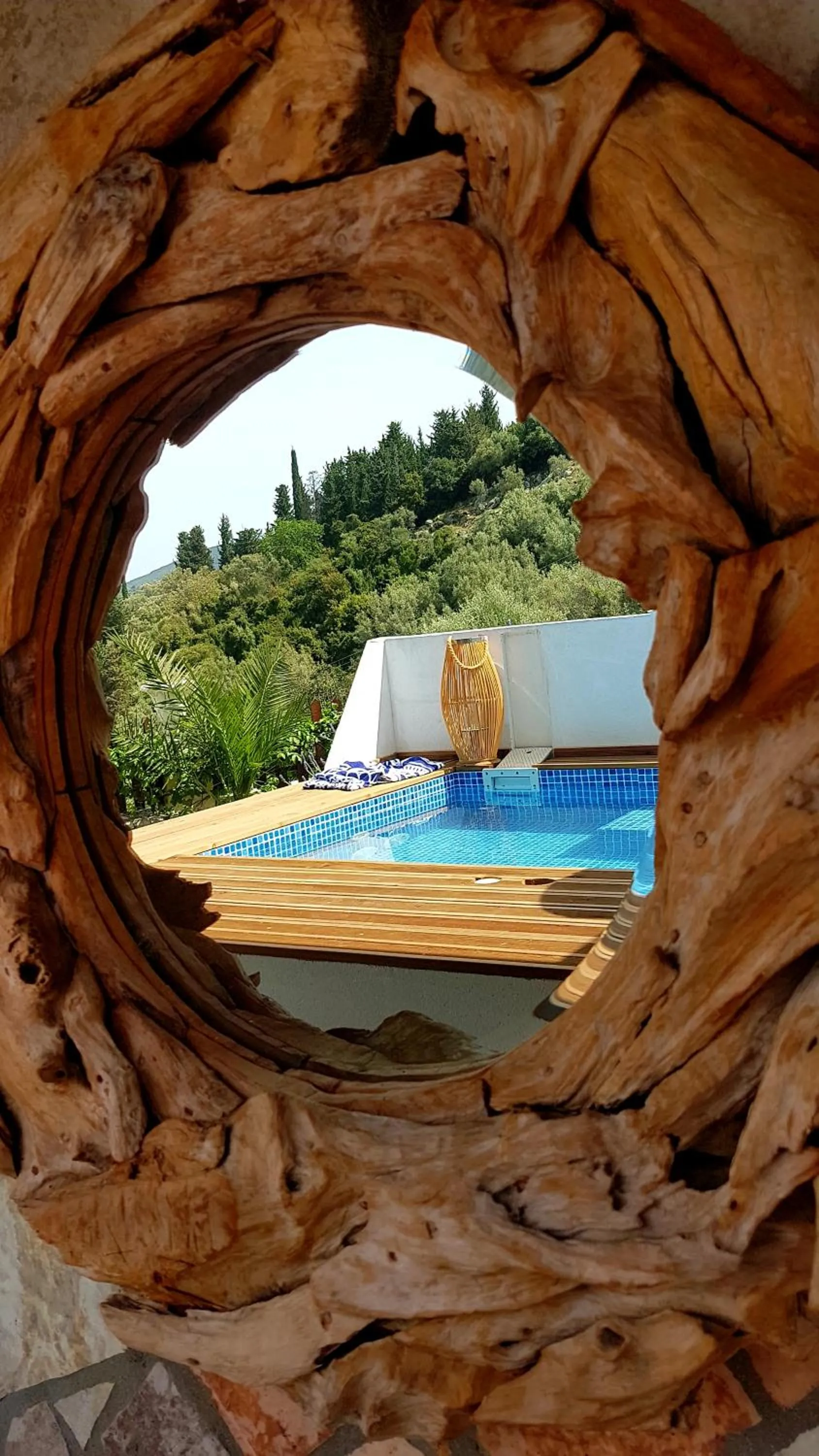 Patio in Luxury Villa Athina