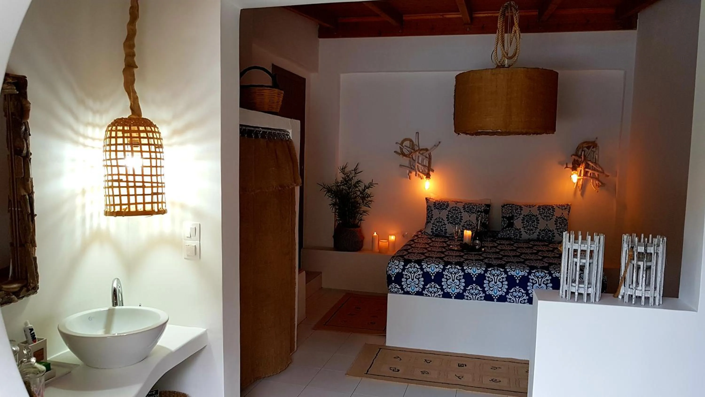 Bedroom in Luxury Villa Athina