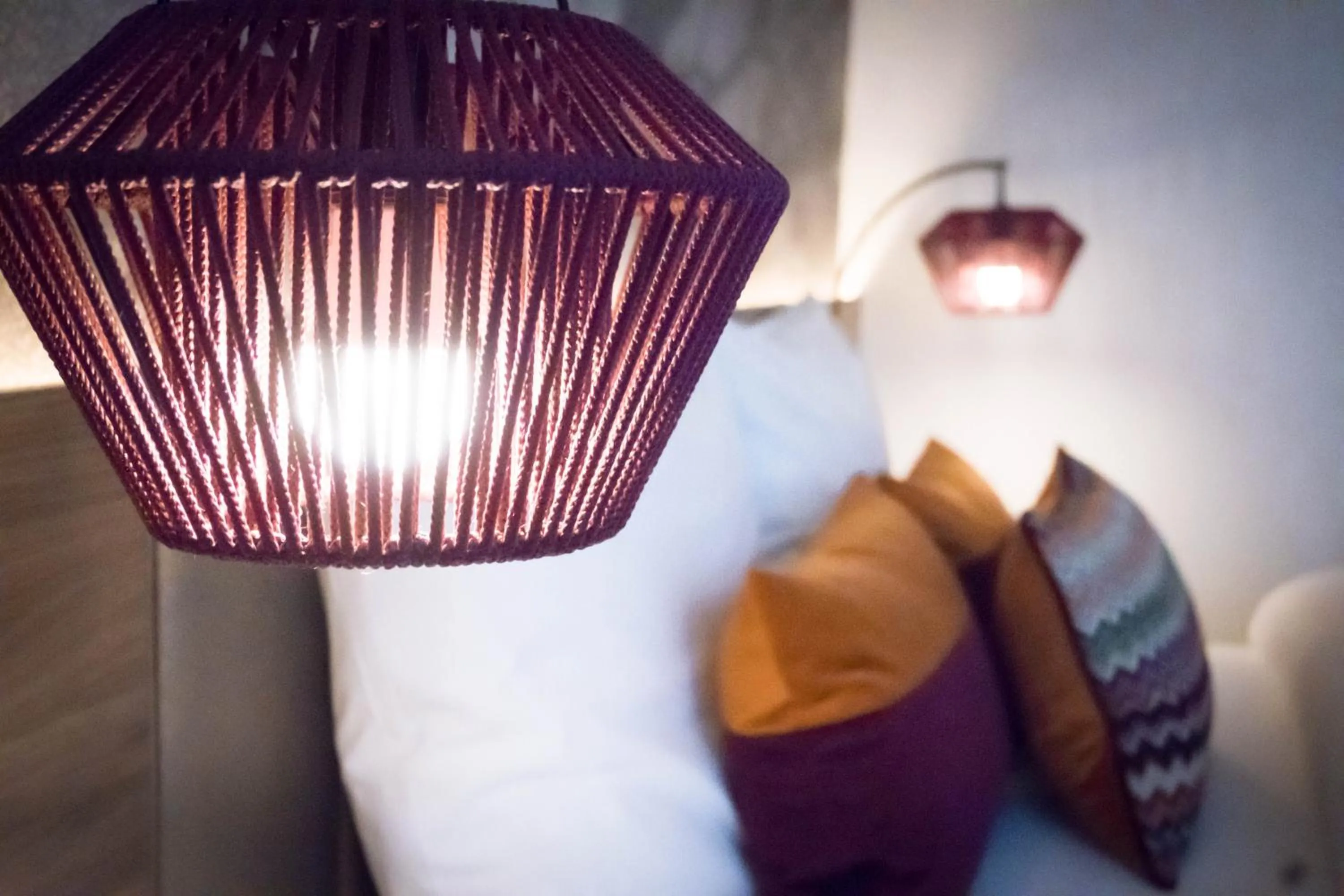 Decorative detail, Bed in Hotel Boehler