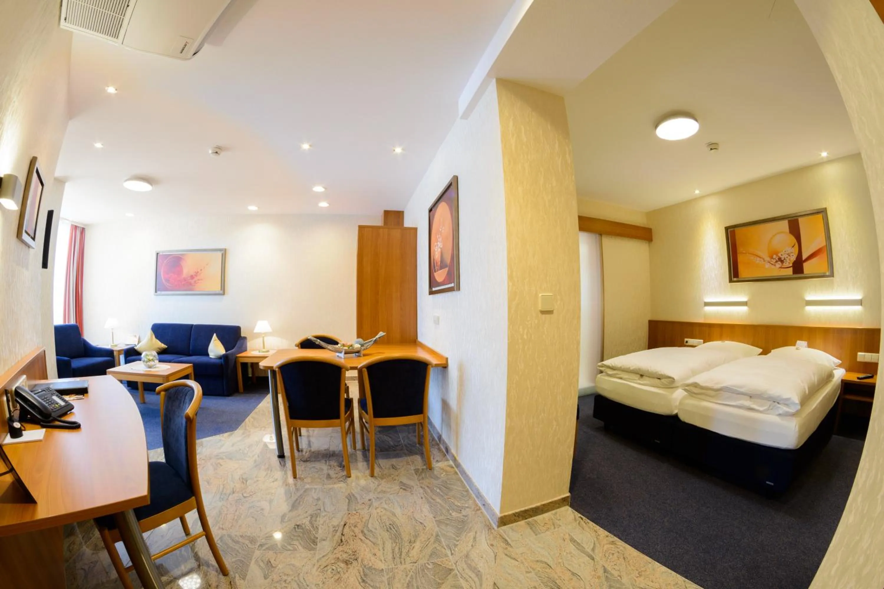 Bed in Hotel Boehler