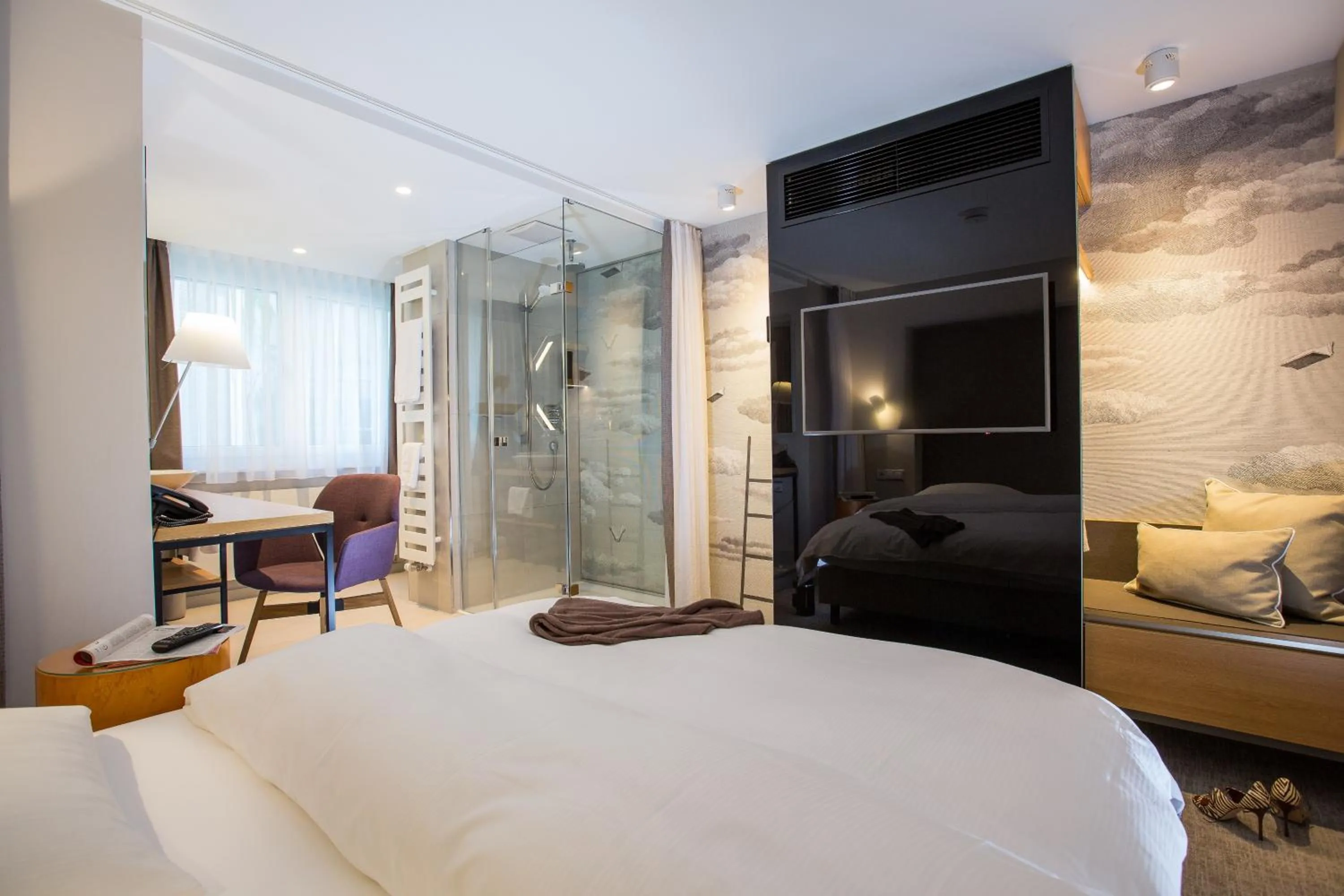 Bed in Hotel Boehler