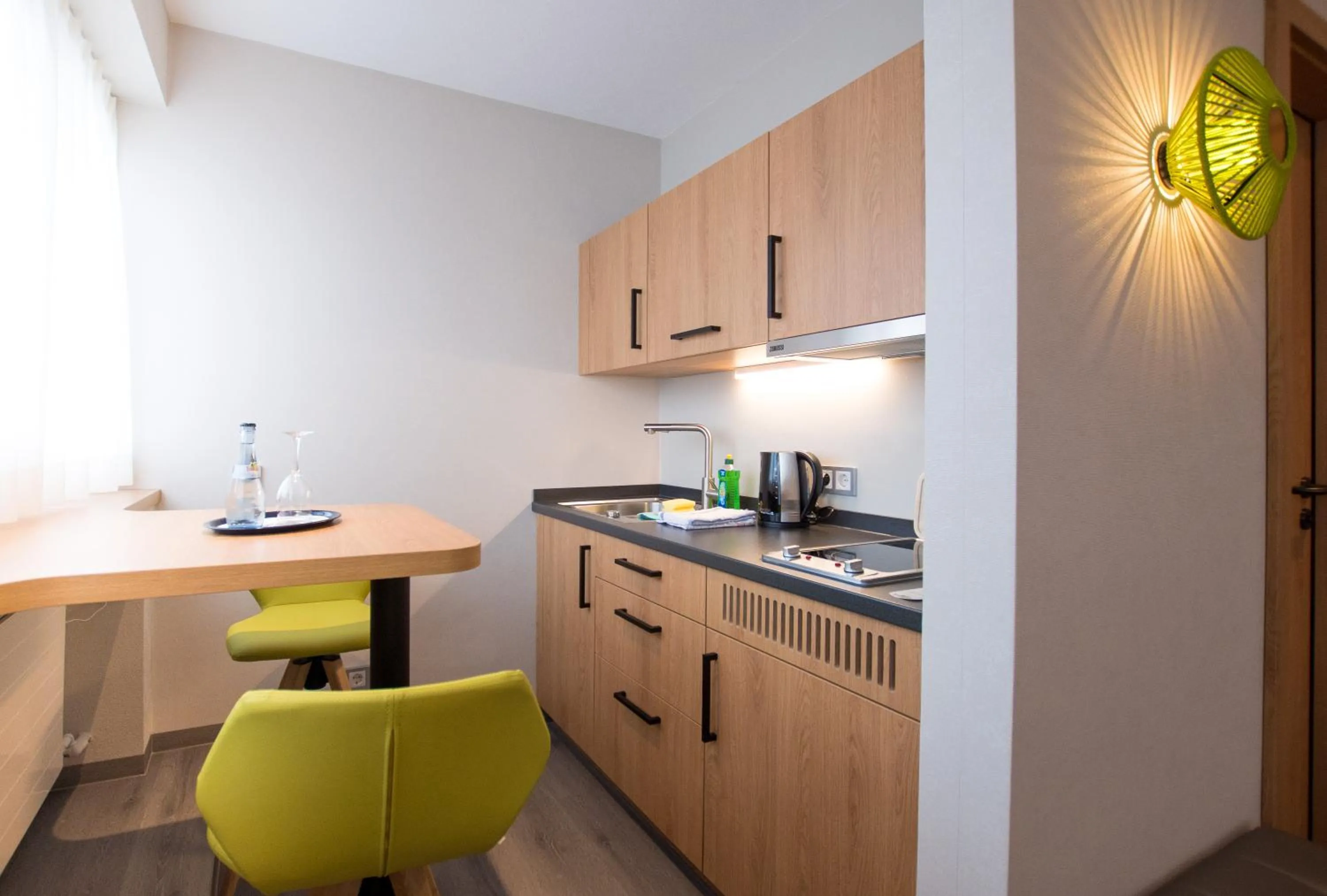 Kitchen or kitchenette in Hotel Boehler