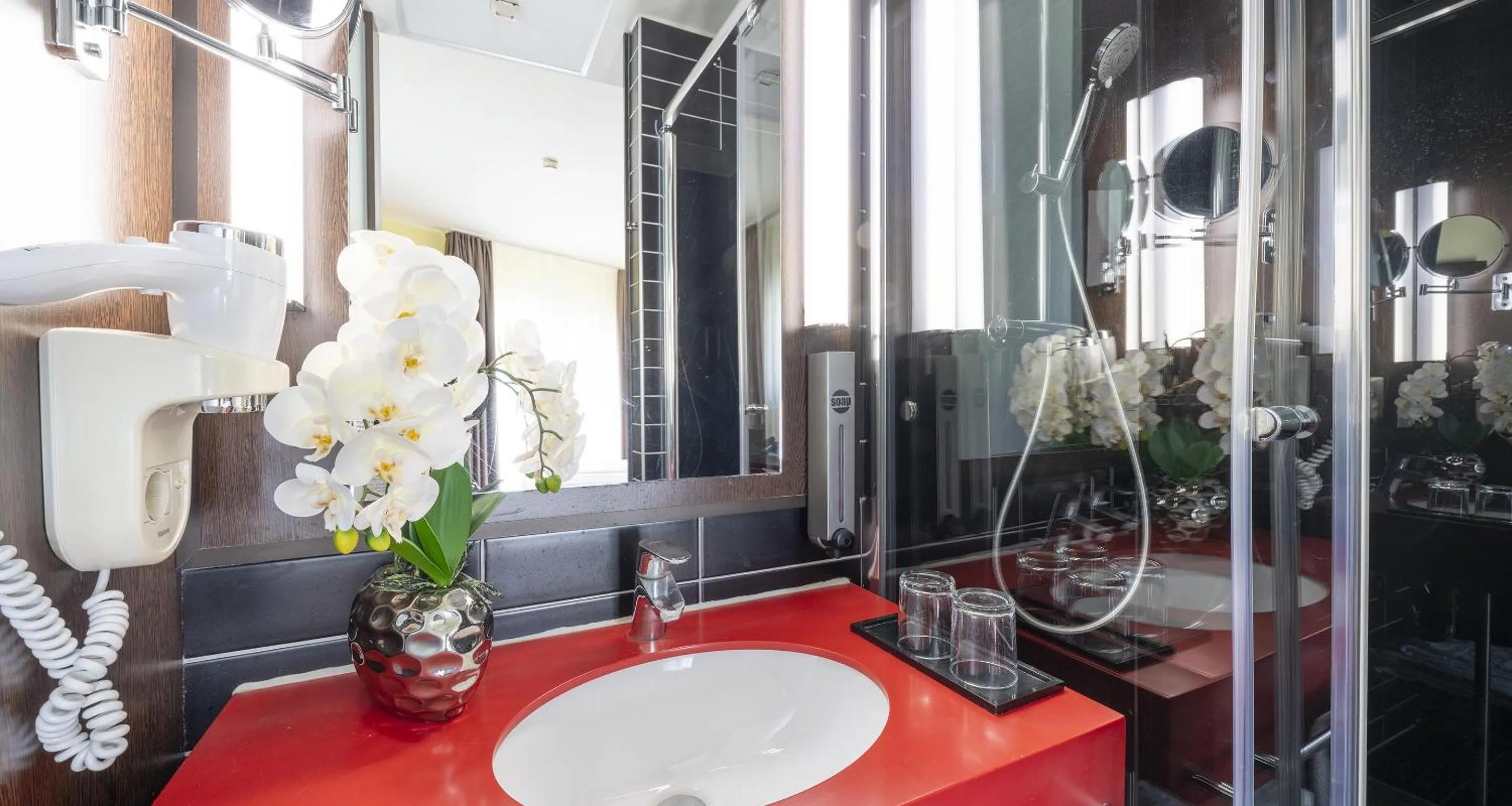 Bathroom in Best Western Plus Amedia Art Salzburg