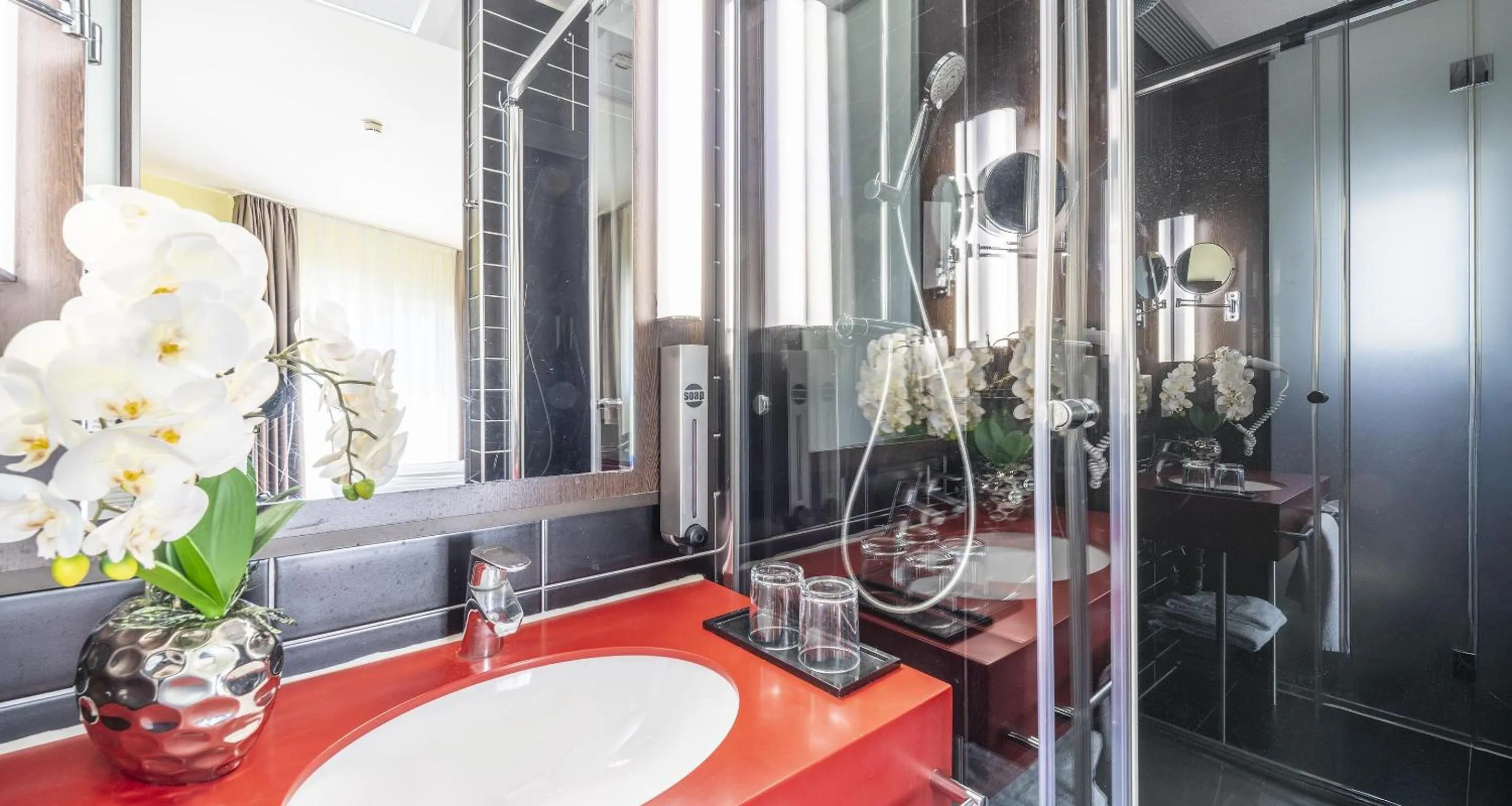 Bathroom in Best Western Plus Amedia Art Salzburg