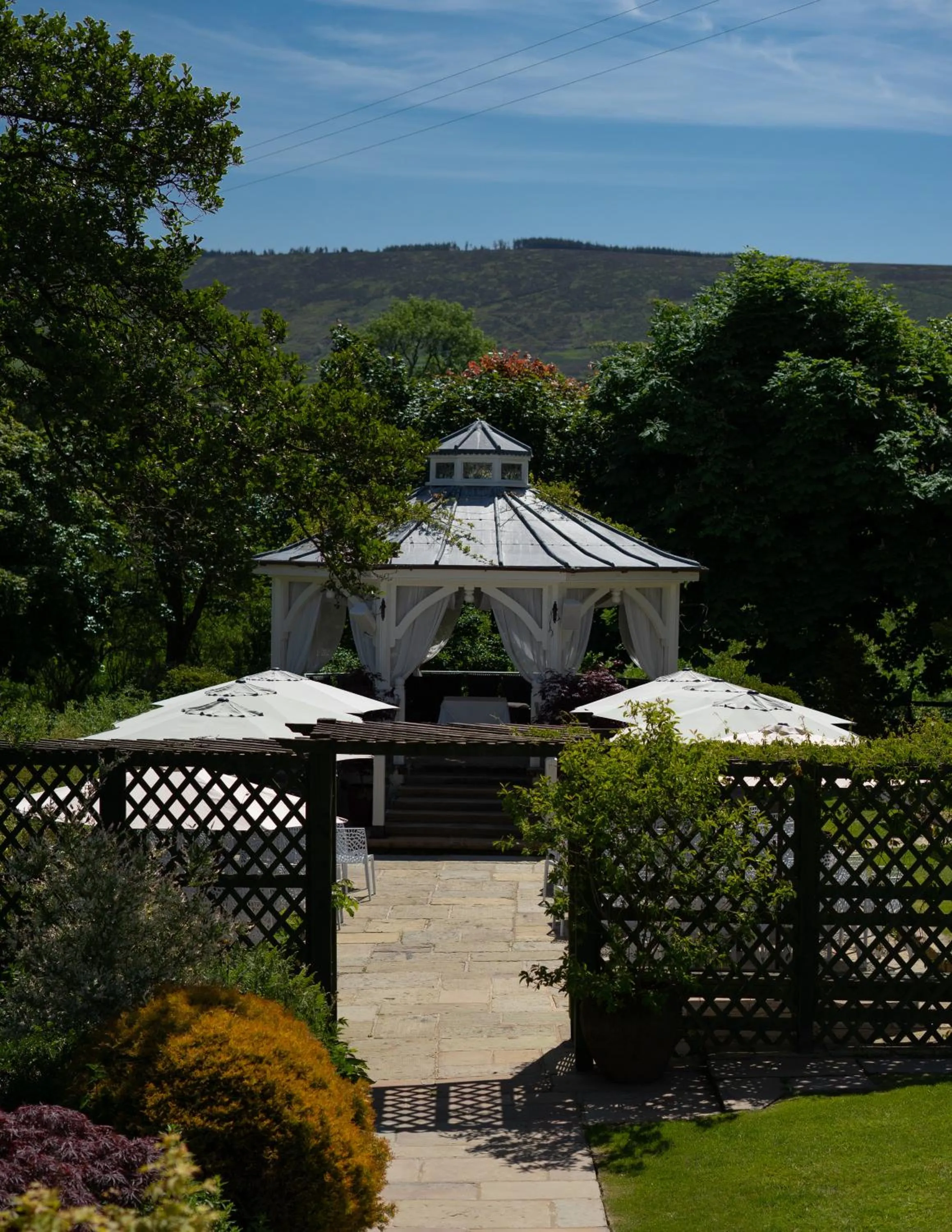Garden in Gibbon Bridge Hotel