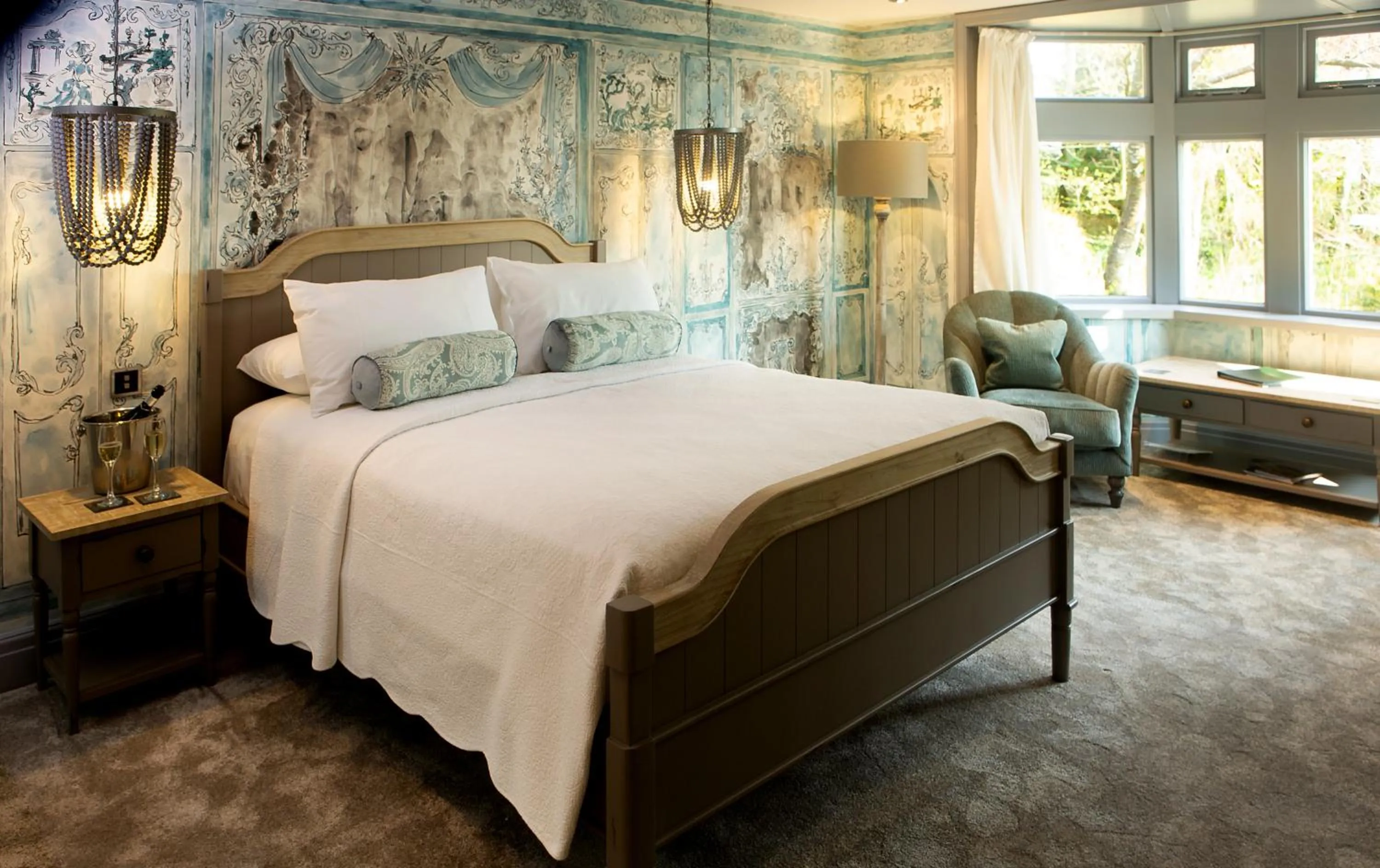 Bedroom in Gibbon Bridge Hotel