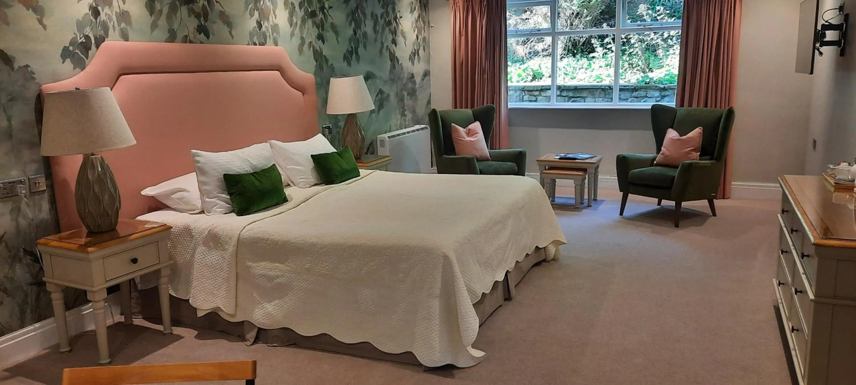 Bedroom in Gibbon Bridge Hotel