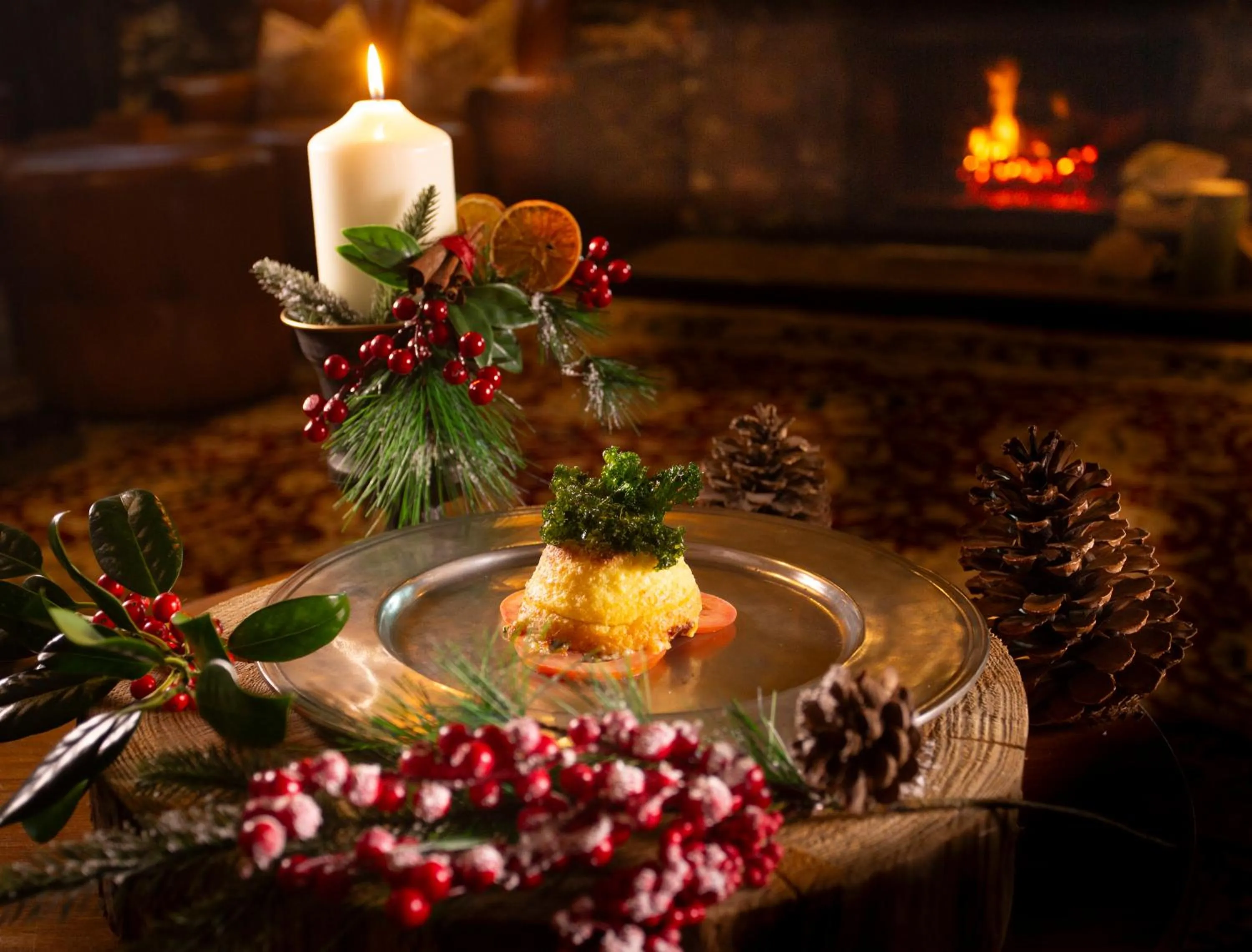 Food in Gibbon Bridge Hotel