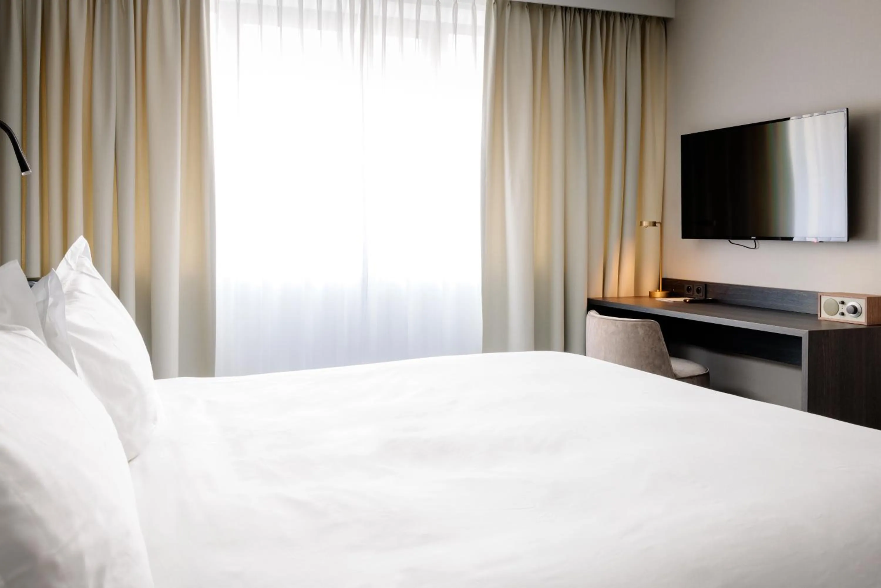 Bed in Pillows City Hotel Brussels Centre