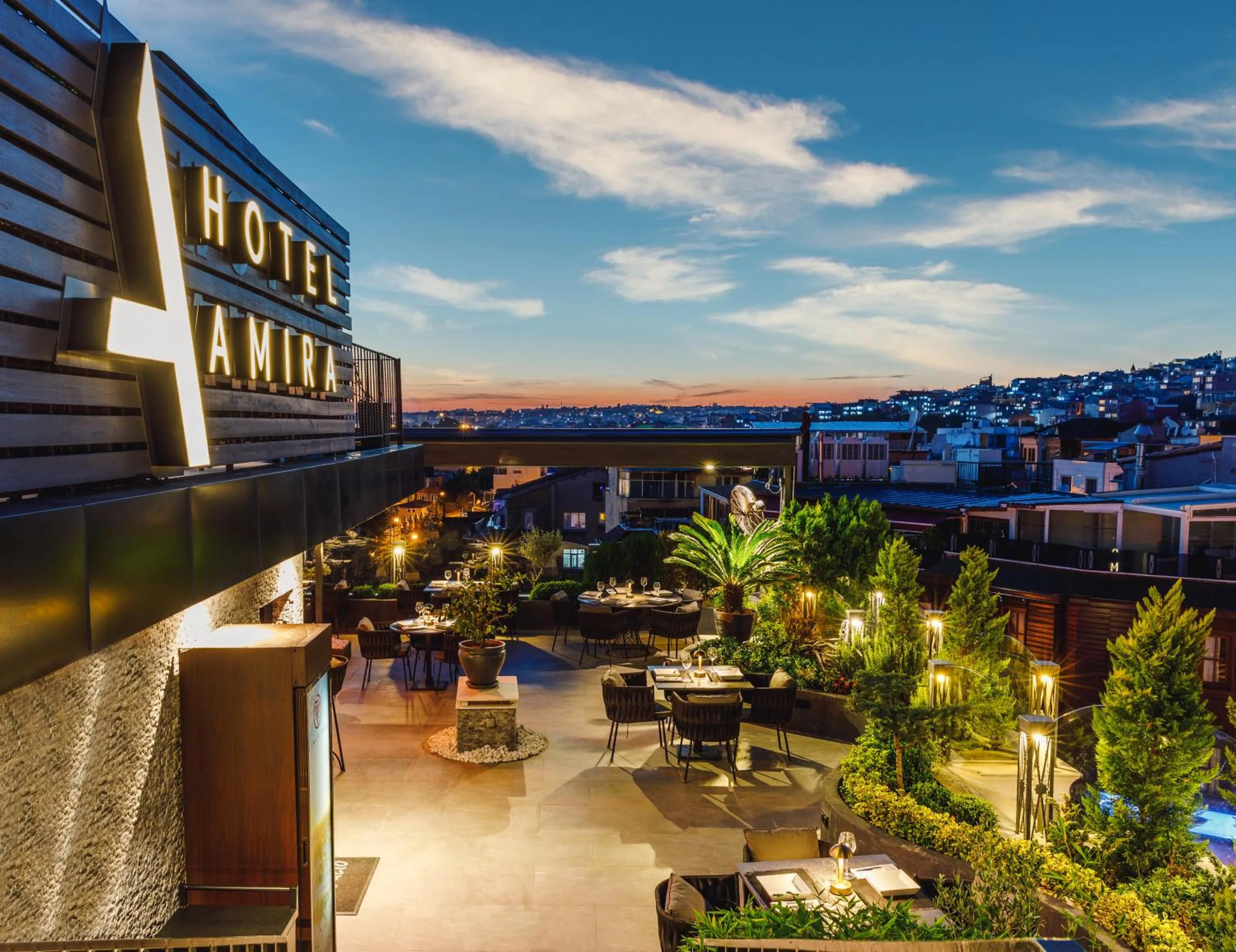 Balcony/Terrace in Hotel Amira Istanbul