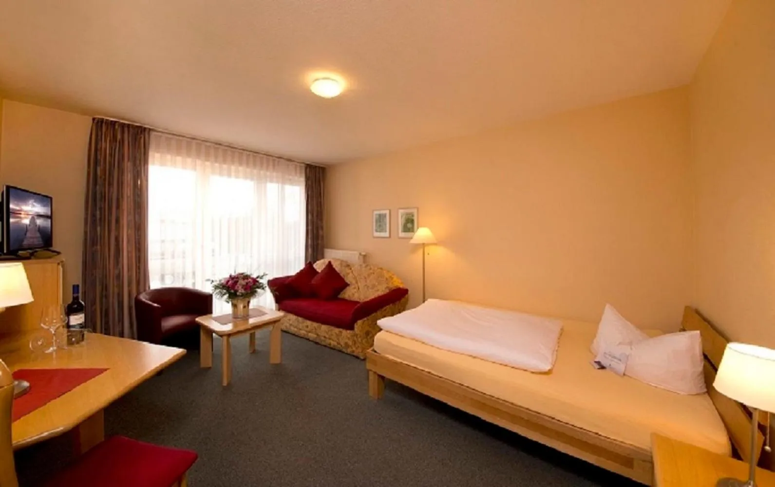 Bed in Aktivhotel Heikenberg in Bad Lauterberg