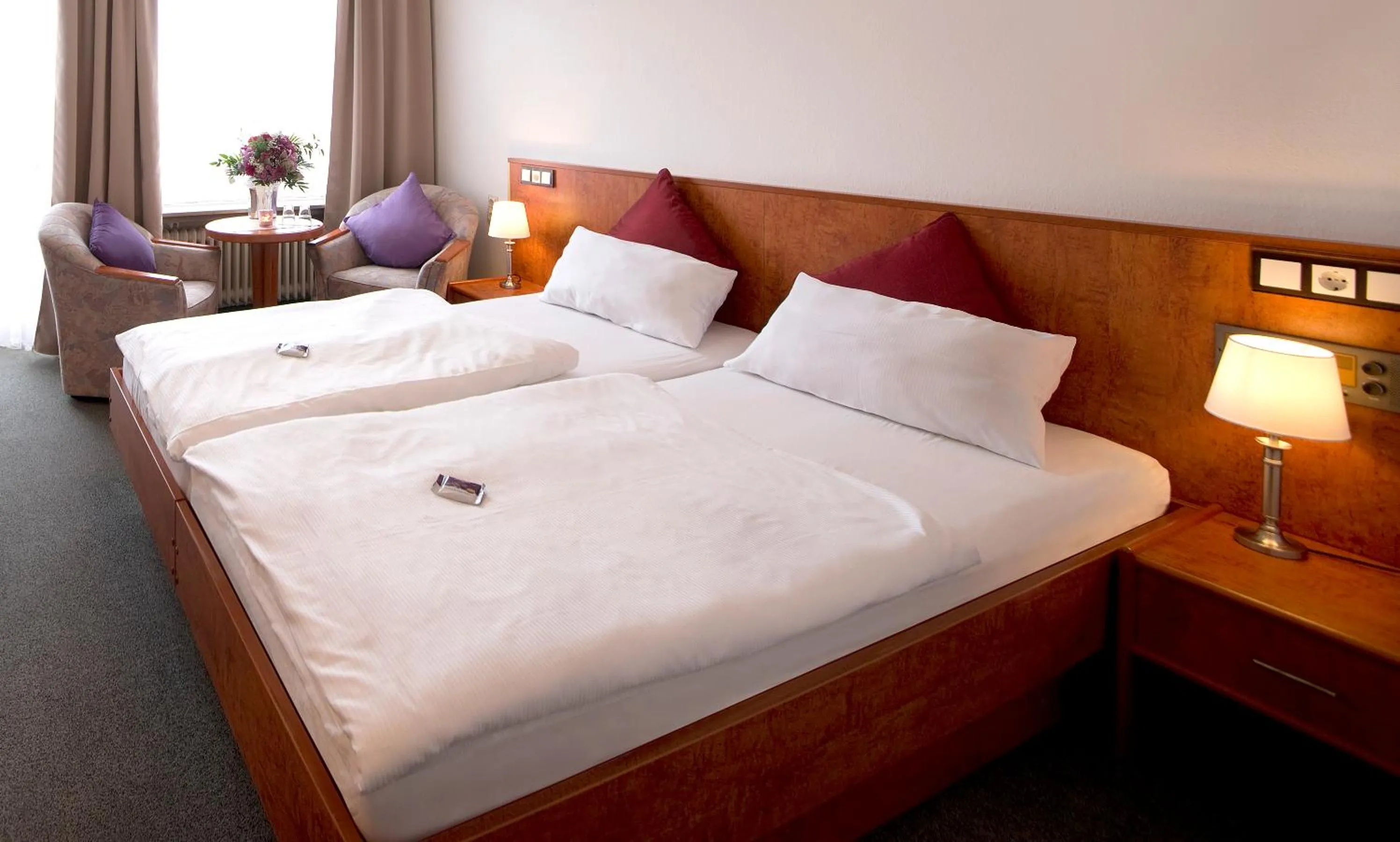 Photo of the whole room, Bed in Aktivhotel Heikenberg in Bad Lauterberg