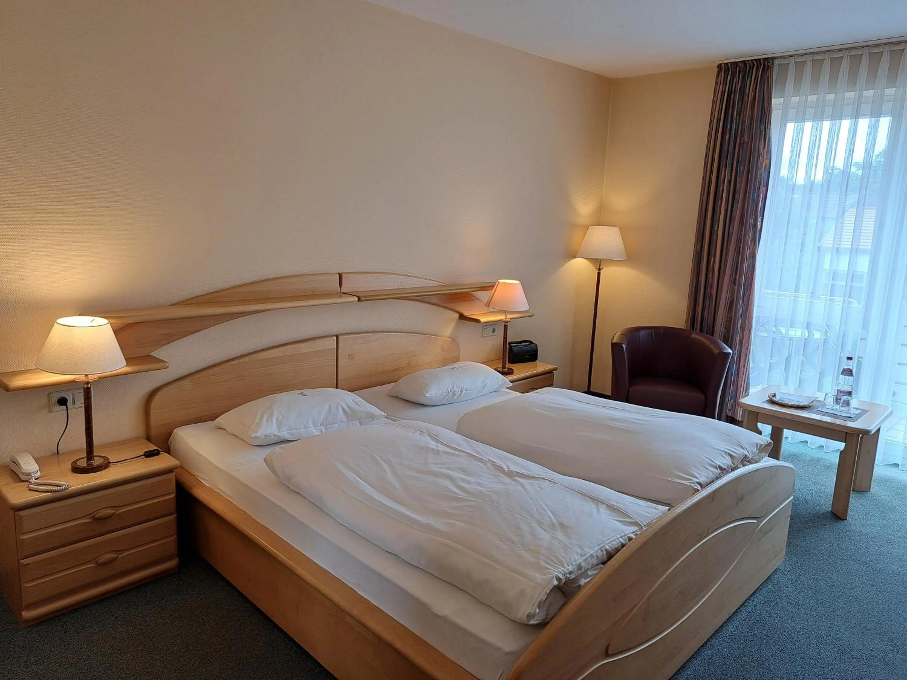 Bed in Aktivhotel Heikenberg in Bad Lauterberg