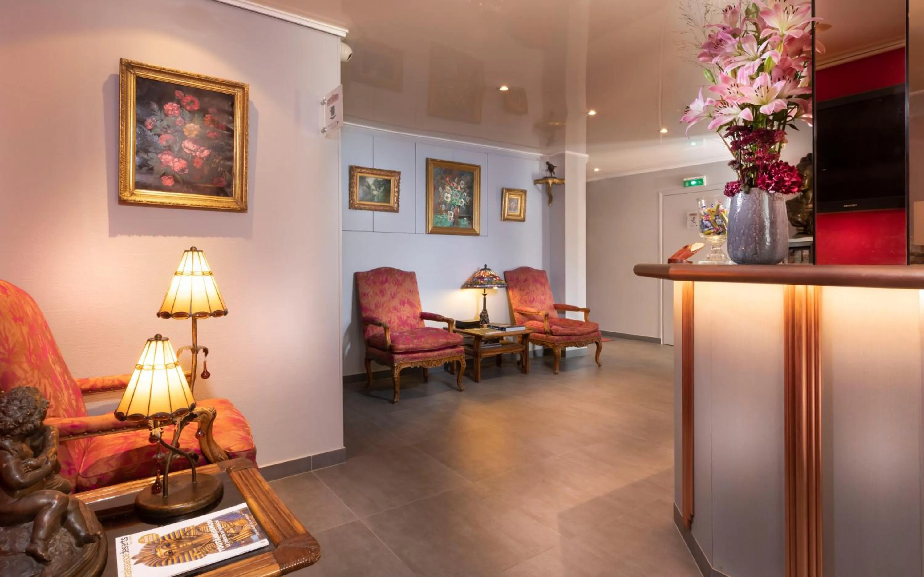 Living room in Agate Hôtel