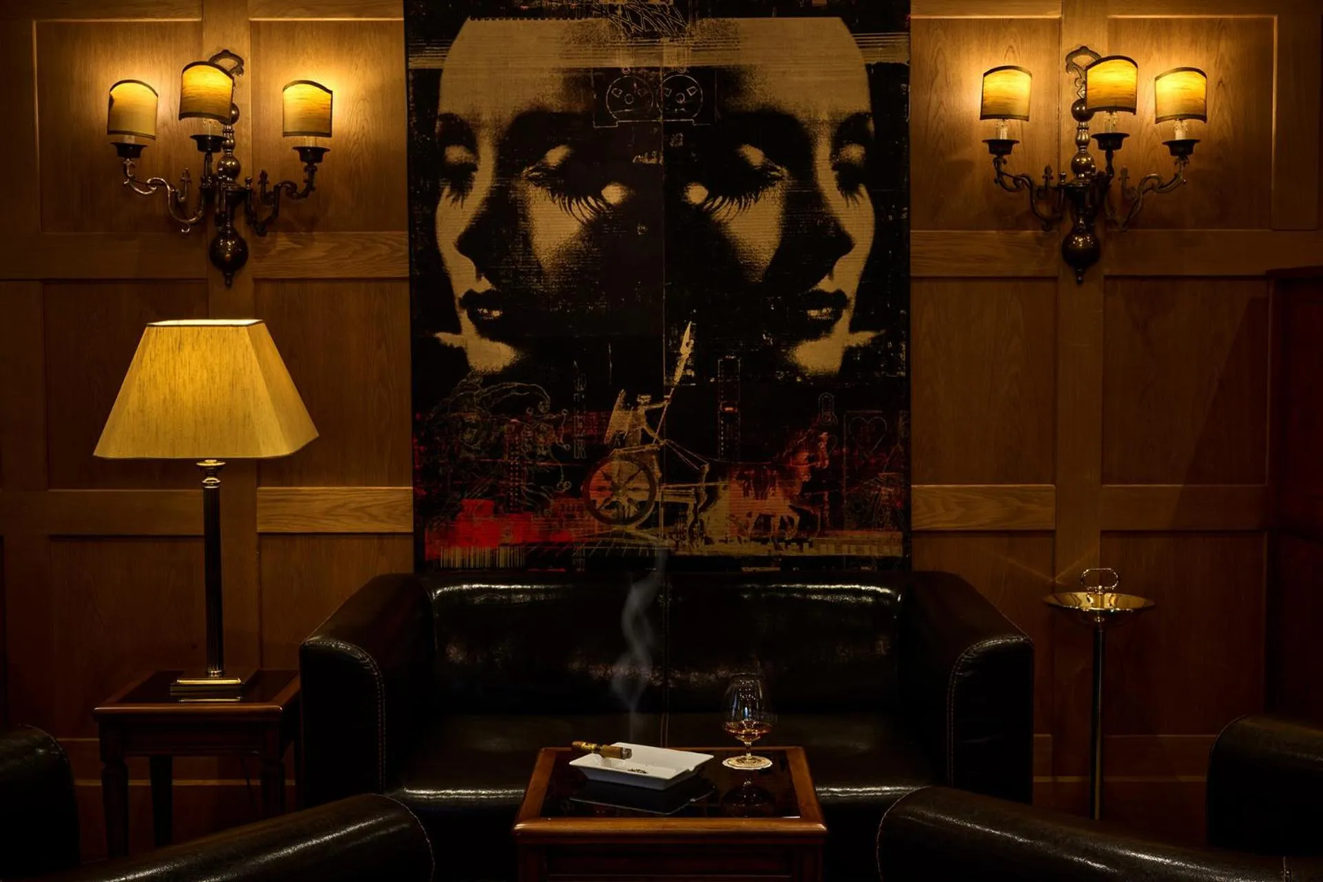 Lounge or bar in Hotel Vereina