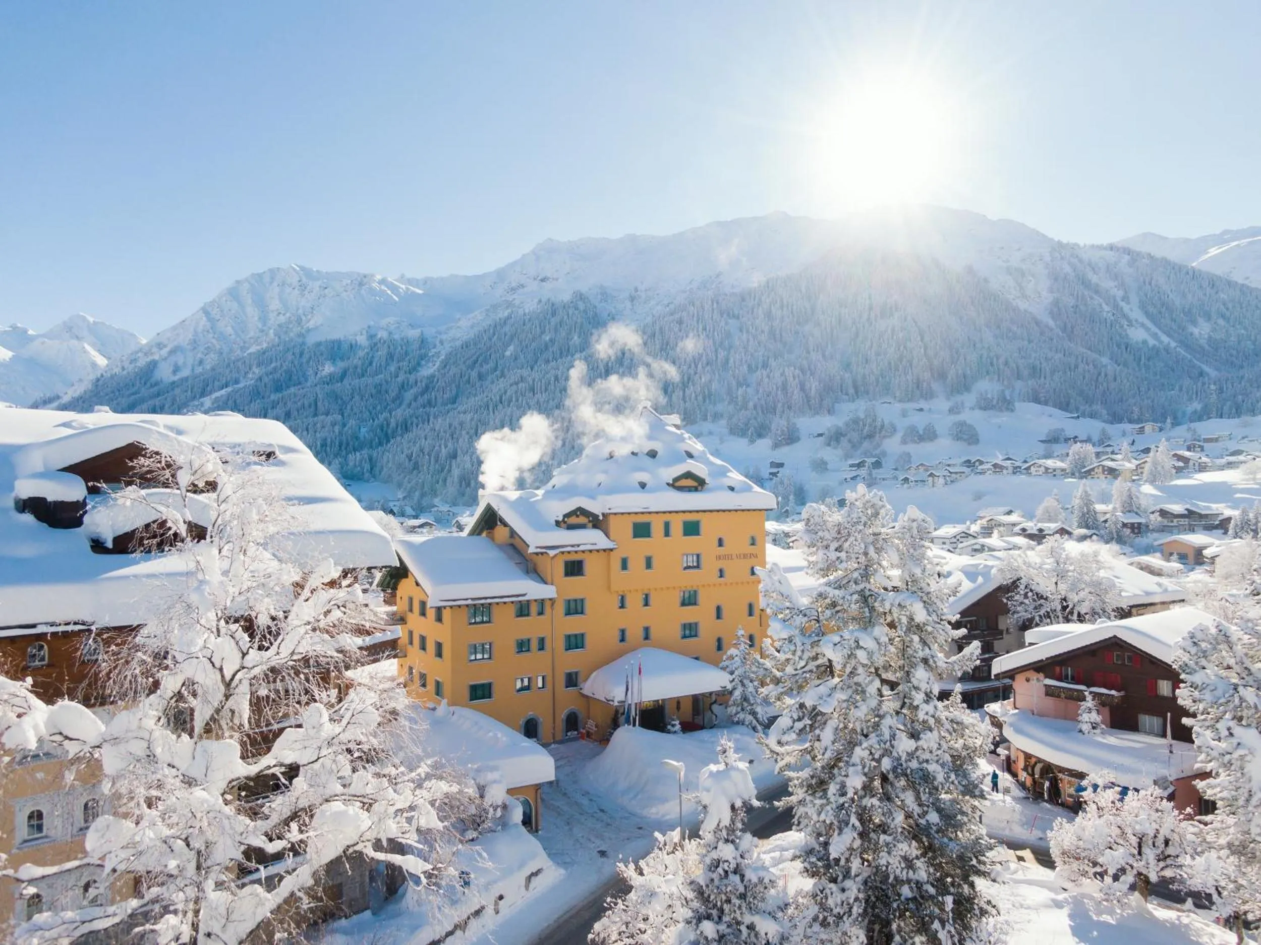 Property building in Hotel Vereina