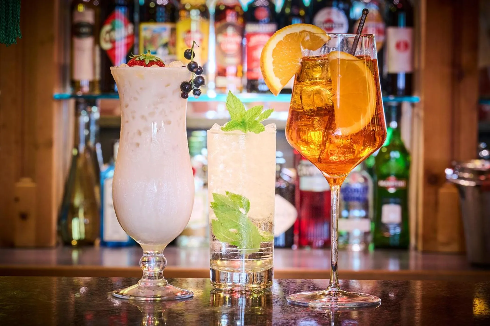 Drinks in Hotel Vereina