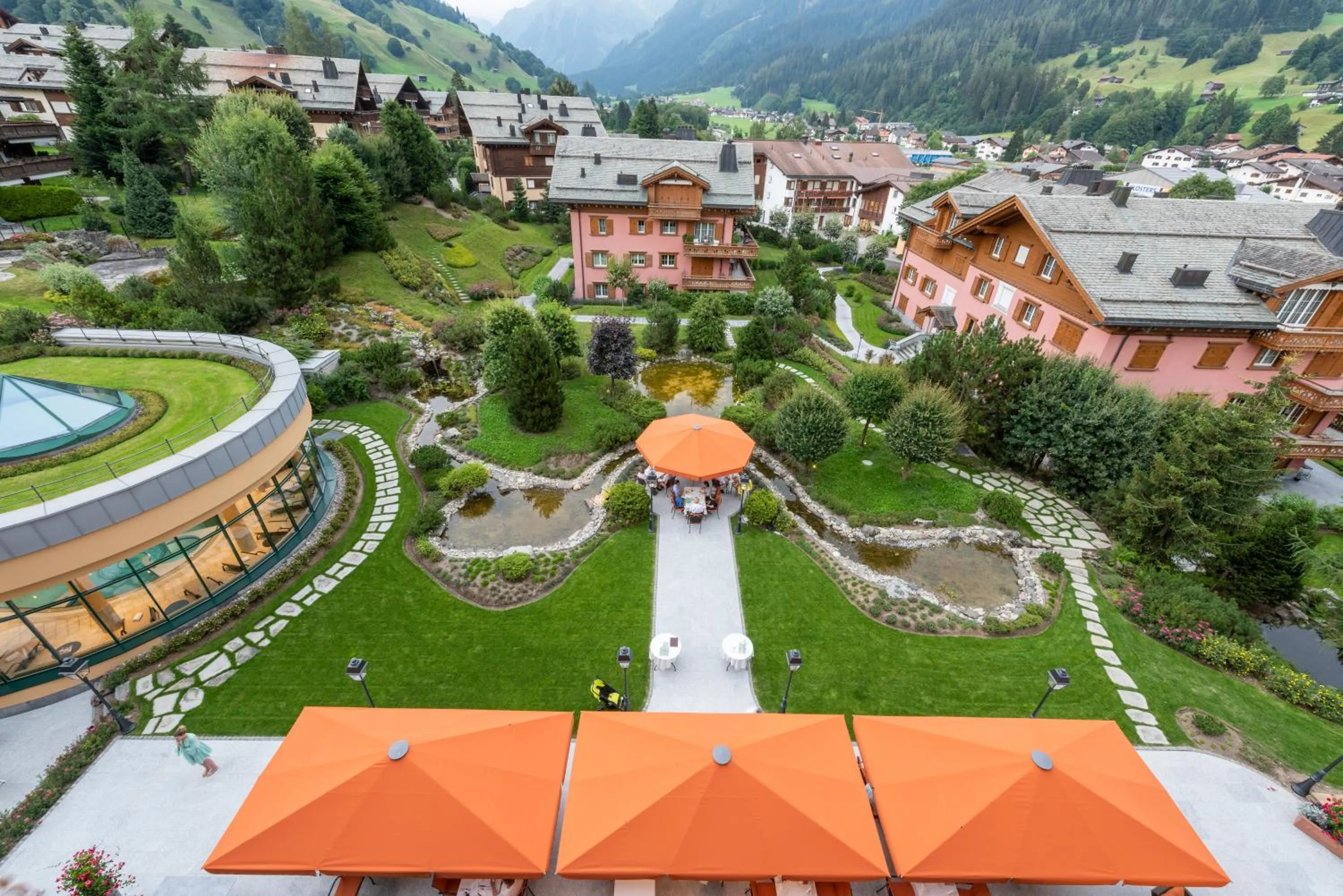 Balcony/Terrace in Hotel Vereina