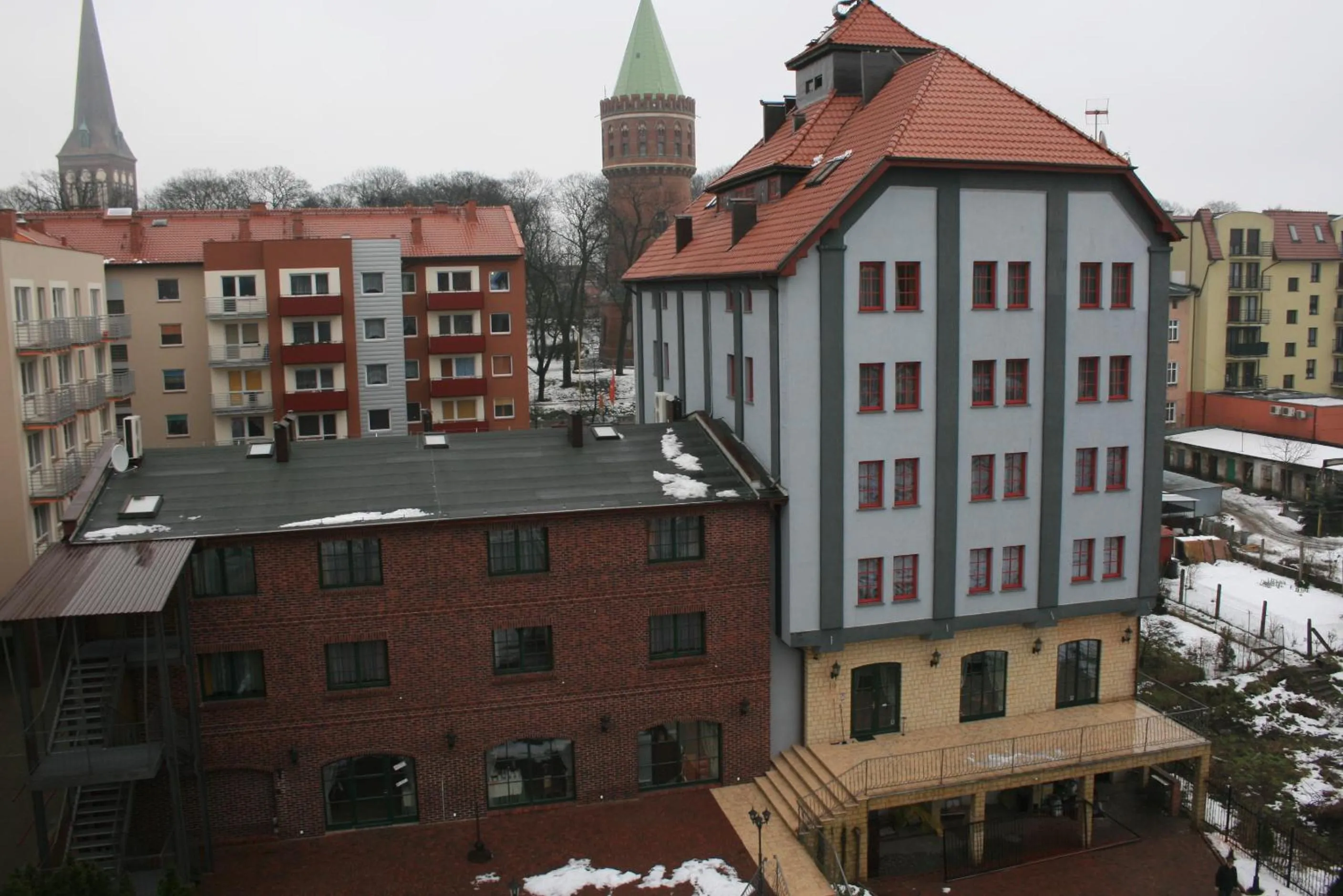Bird's eye view in Hotel Spichlerz
