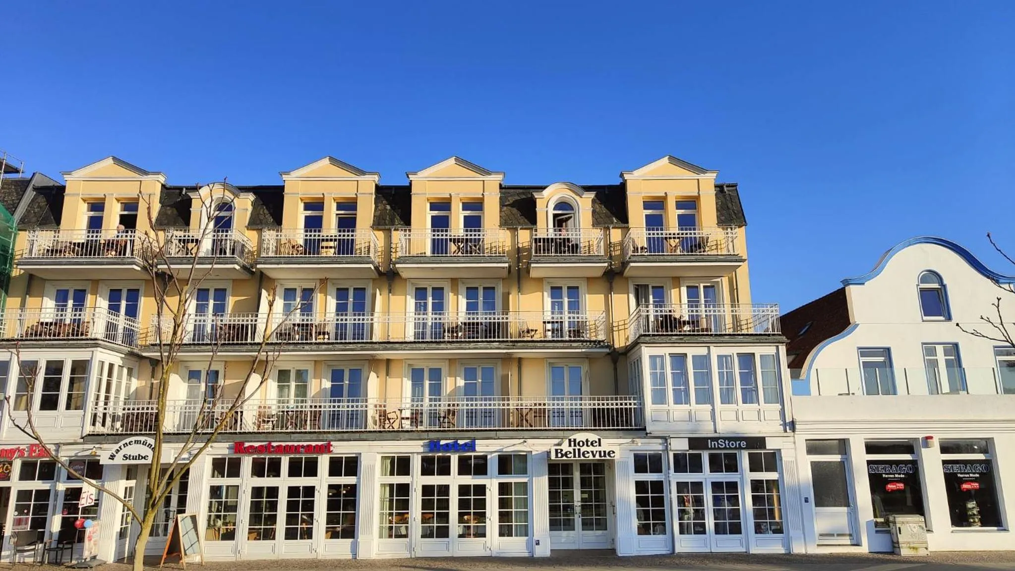 Property building in Hotel Bellevue Warnemünde