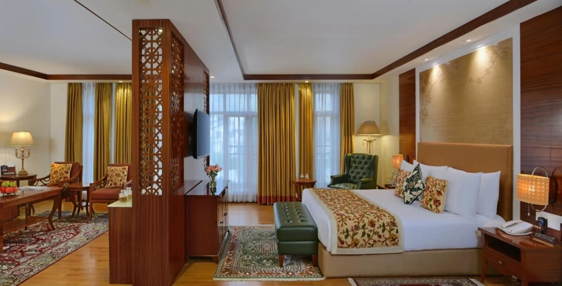 Seating area, Bed in Fortune Resort Heevan, Srinagar - Member ITC Hotels' Group