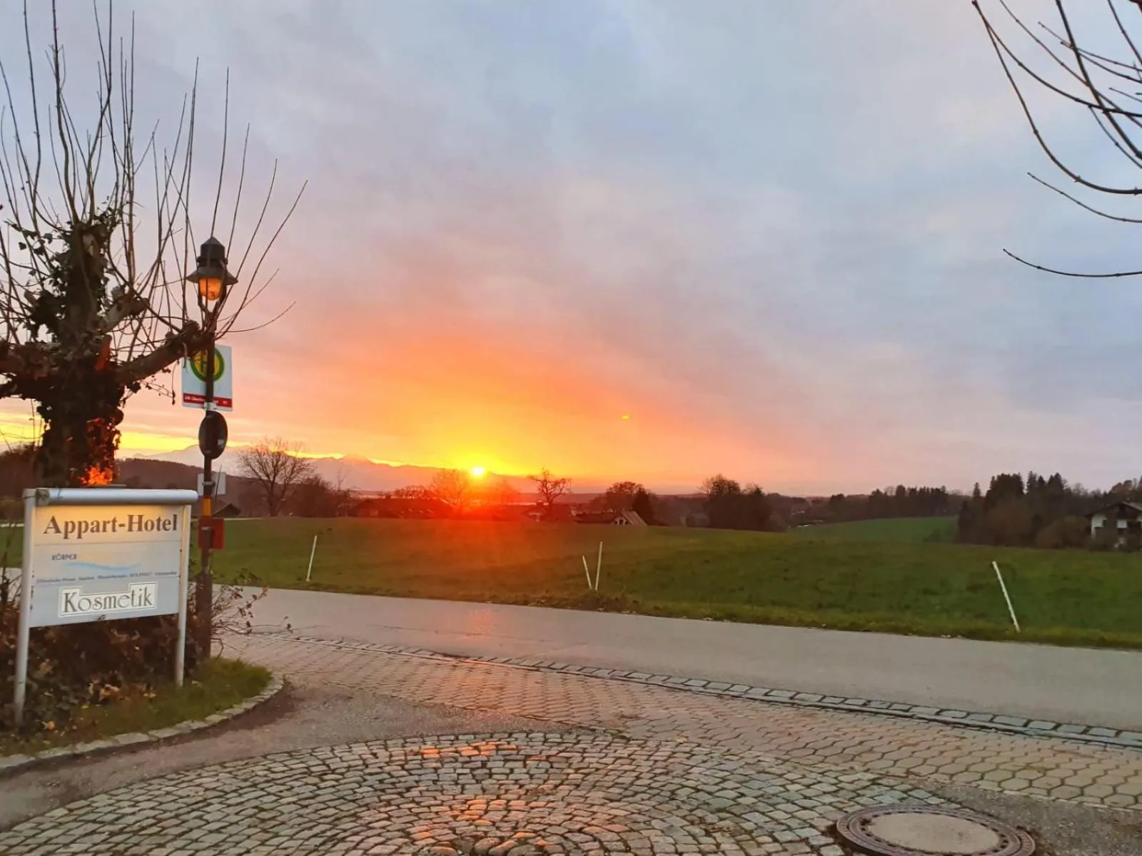 Sunset in Apparthotel Garni Superior Simsseeblick